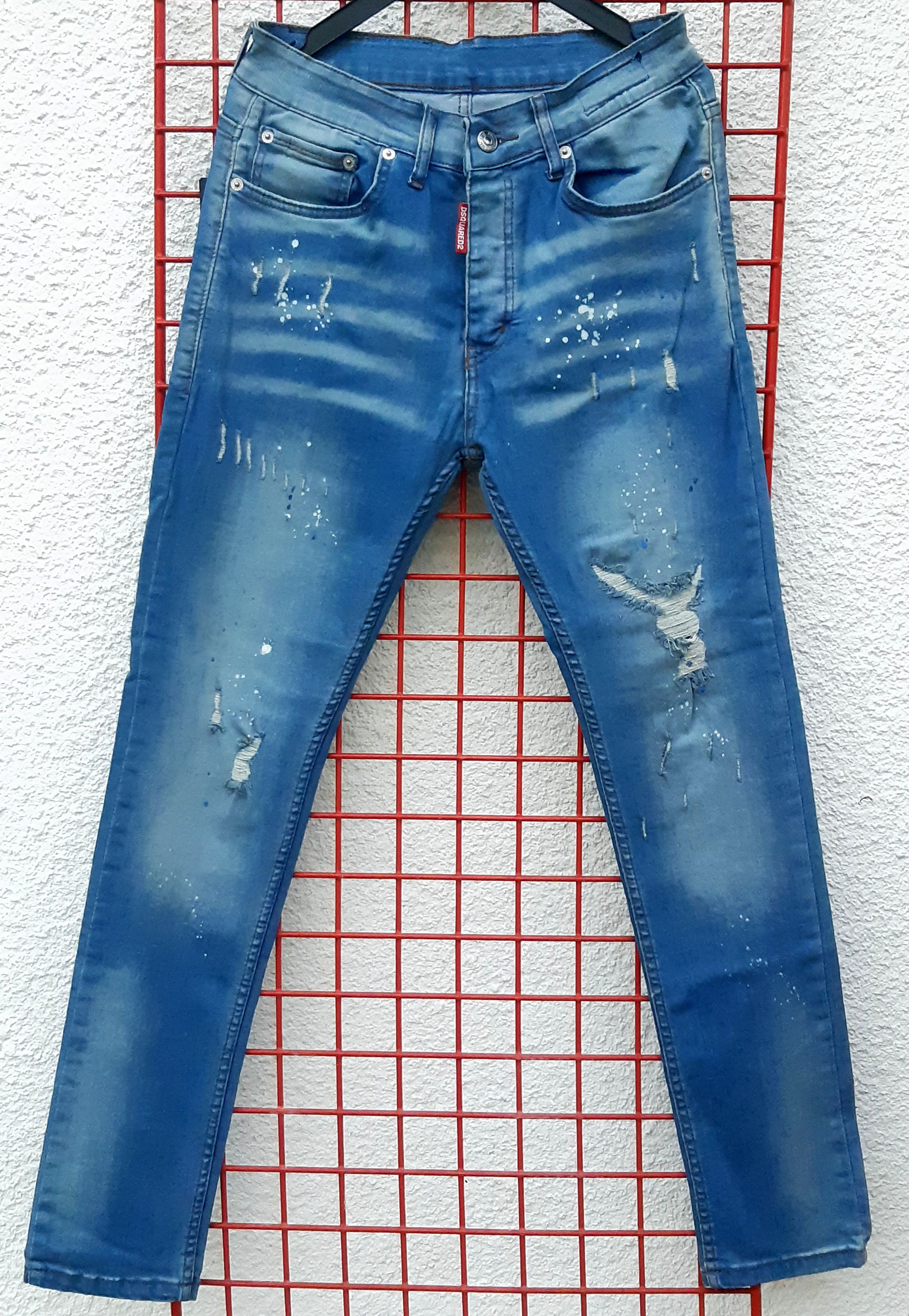 Dsquared2 DSQUARED2 x Ibrahimovic Smiley"One Life One Planet Jeans Size US 31 - 1 Thumbnail