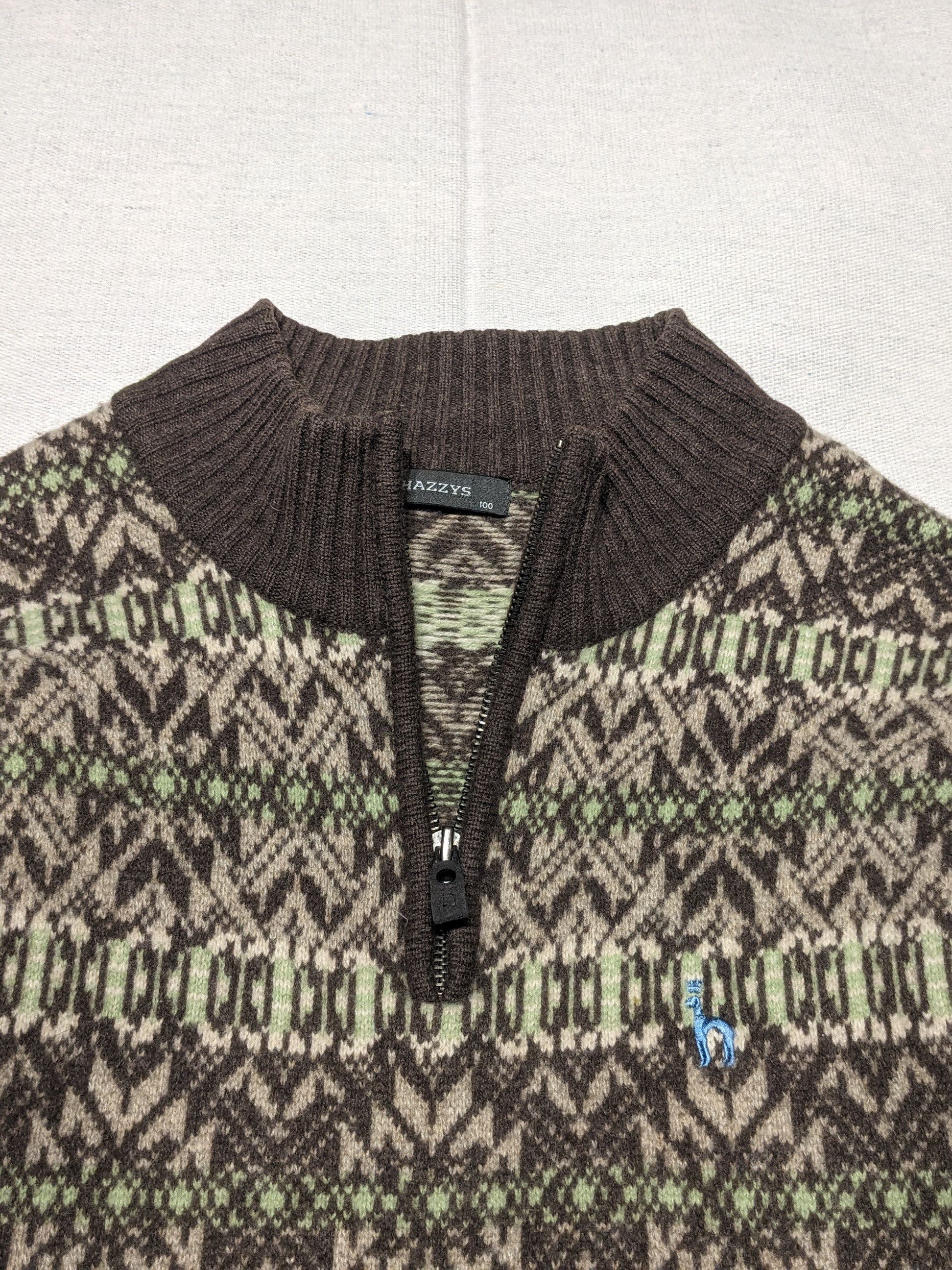 HAZZYS Hazzys quarter zip knit sweater men's M Size US M / EU 48-50 / 2 - 3 Thumbnail