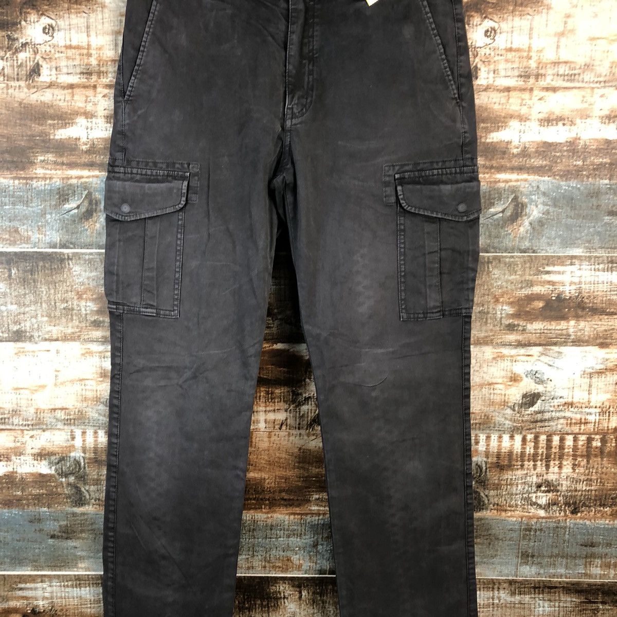 Japanese Brand Uniqlo Brown utility tactical Cargo Multipocket Pants #A2525 Size US 29 - 5 Thumbnail