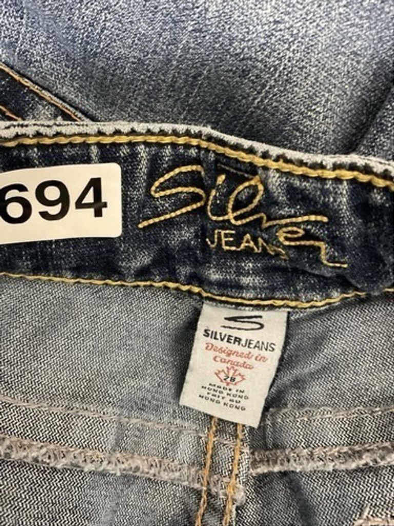 Silver Jeans Co. Silver Jeans Suki Grunge Surplus Bootcut Jeans Women 28x32 Size 28" / US 6 / IT 42 - 2 Thumbnail