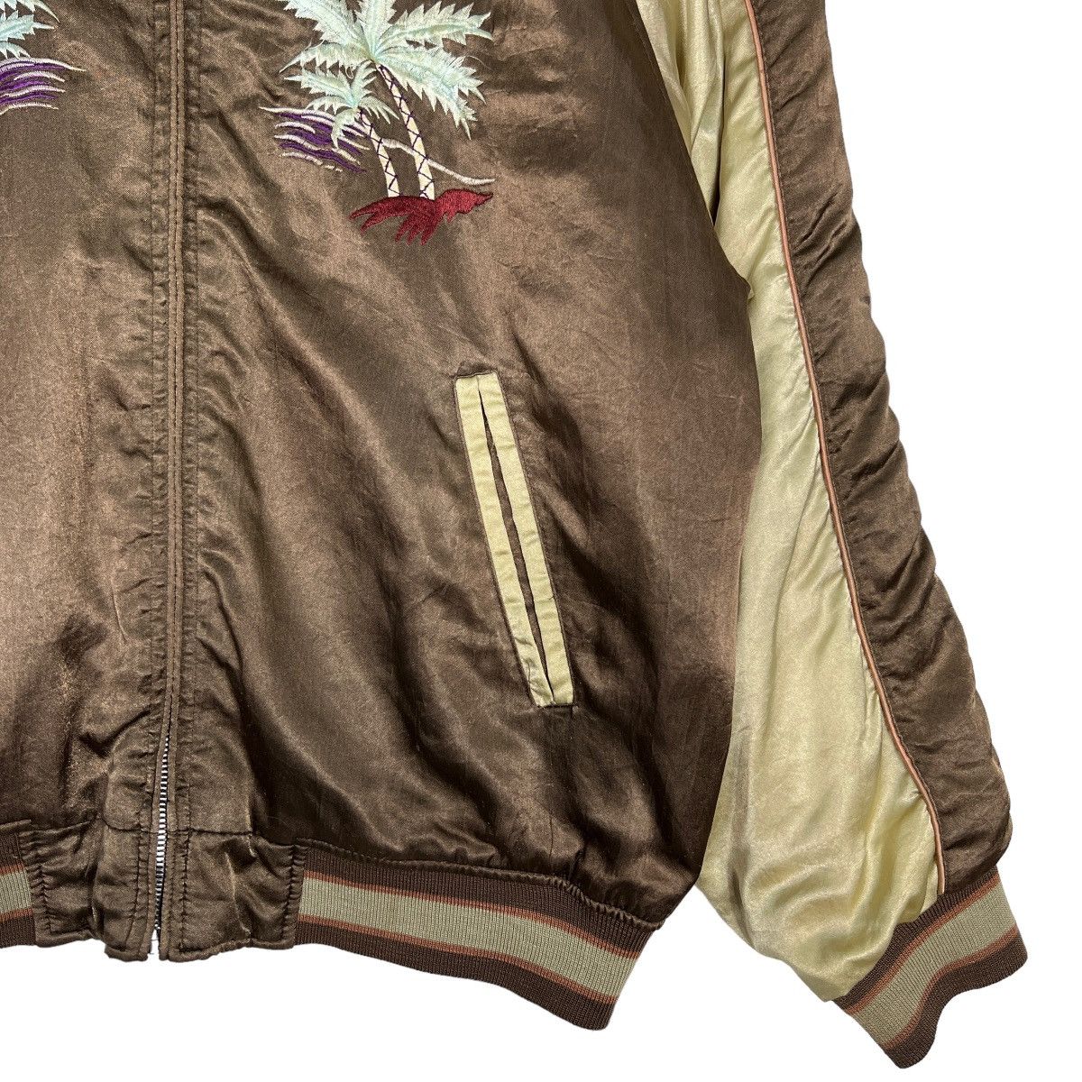Japanese Brand 🔥 VINTAGE ALOHA HAWAII SUKAJAN SOUVENIR JACKET Size US M / EU 48-50 / 2 - 5 Thumbnail