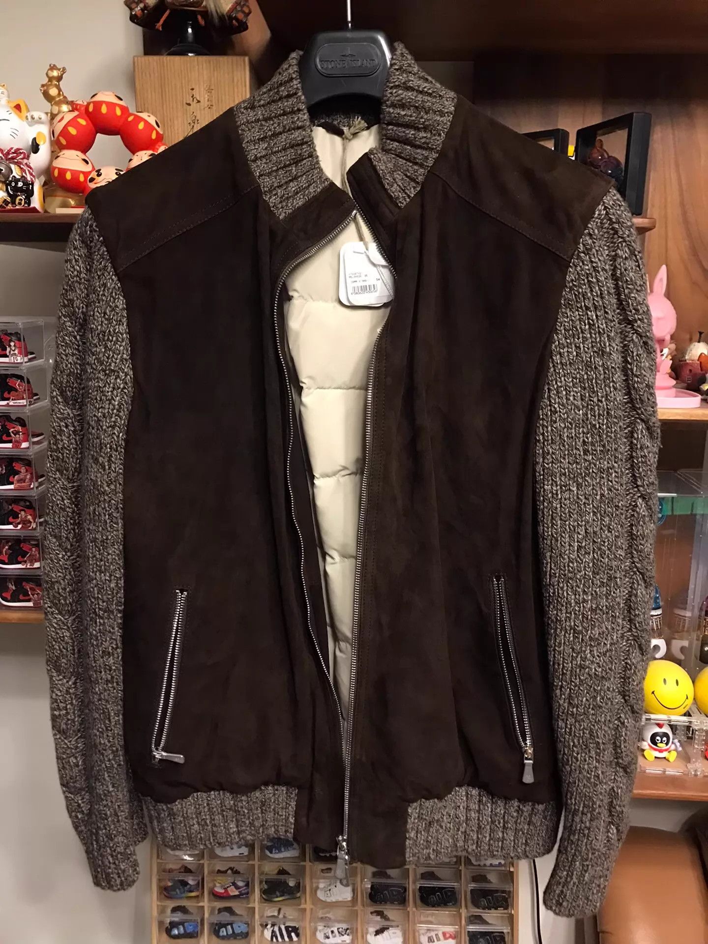 Eleventy Eleventy Sheepskin-Wool-Cashmere Down 54 Deep Brown Size US L / EU 52-54 / 3 - 1 Thumbnail