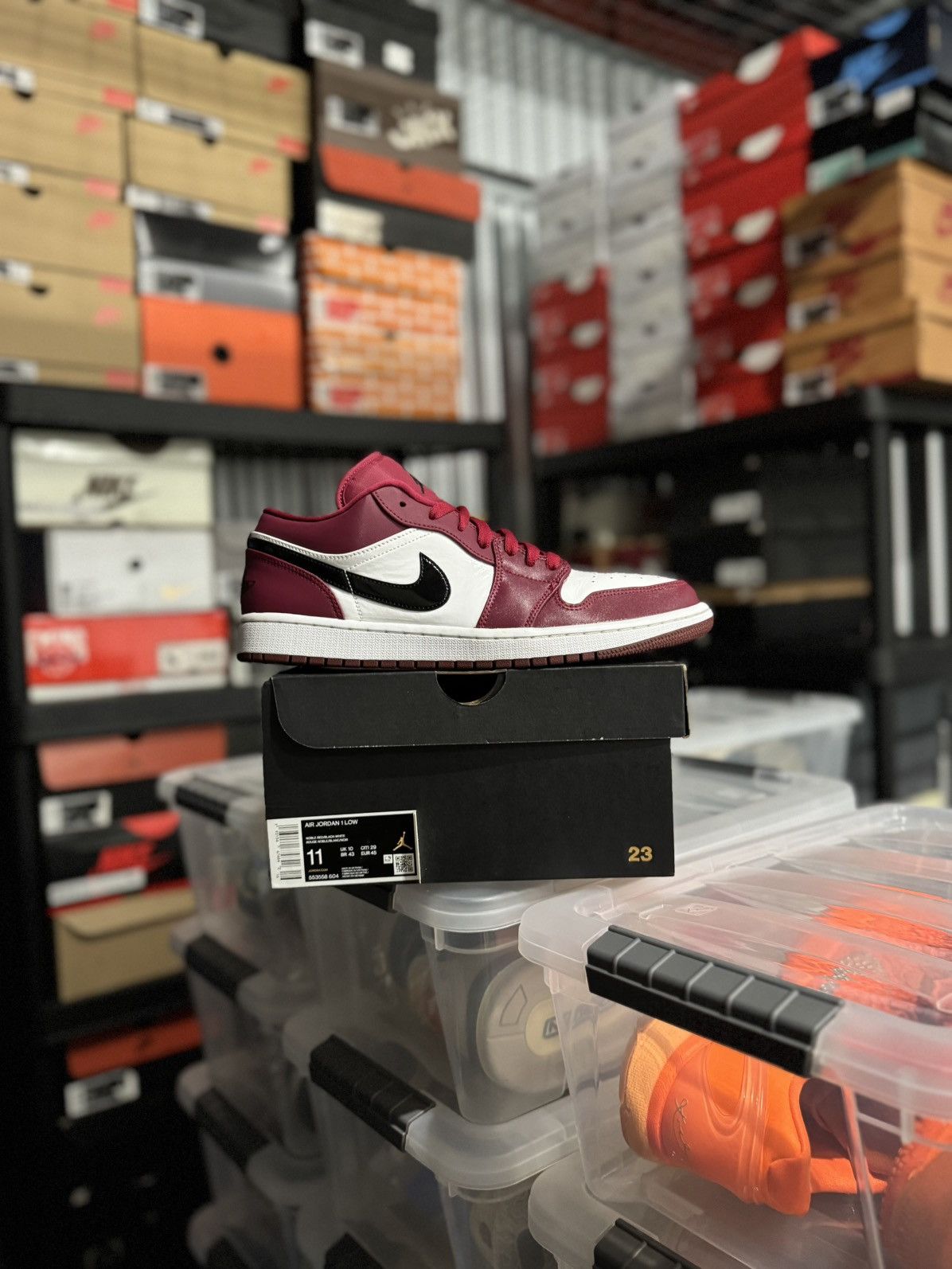 Jordan Brand Jordan 1 Low Noble Red Size 11 Size US 11 / EU 44 - 1 Thumbnail