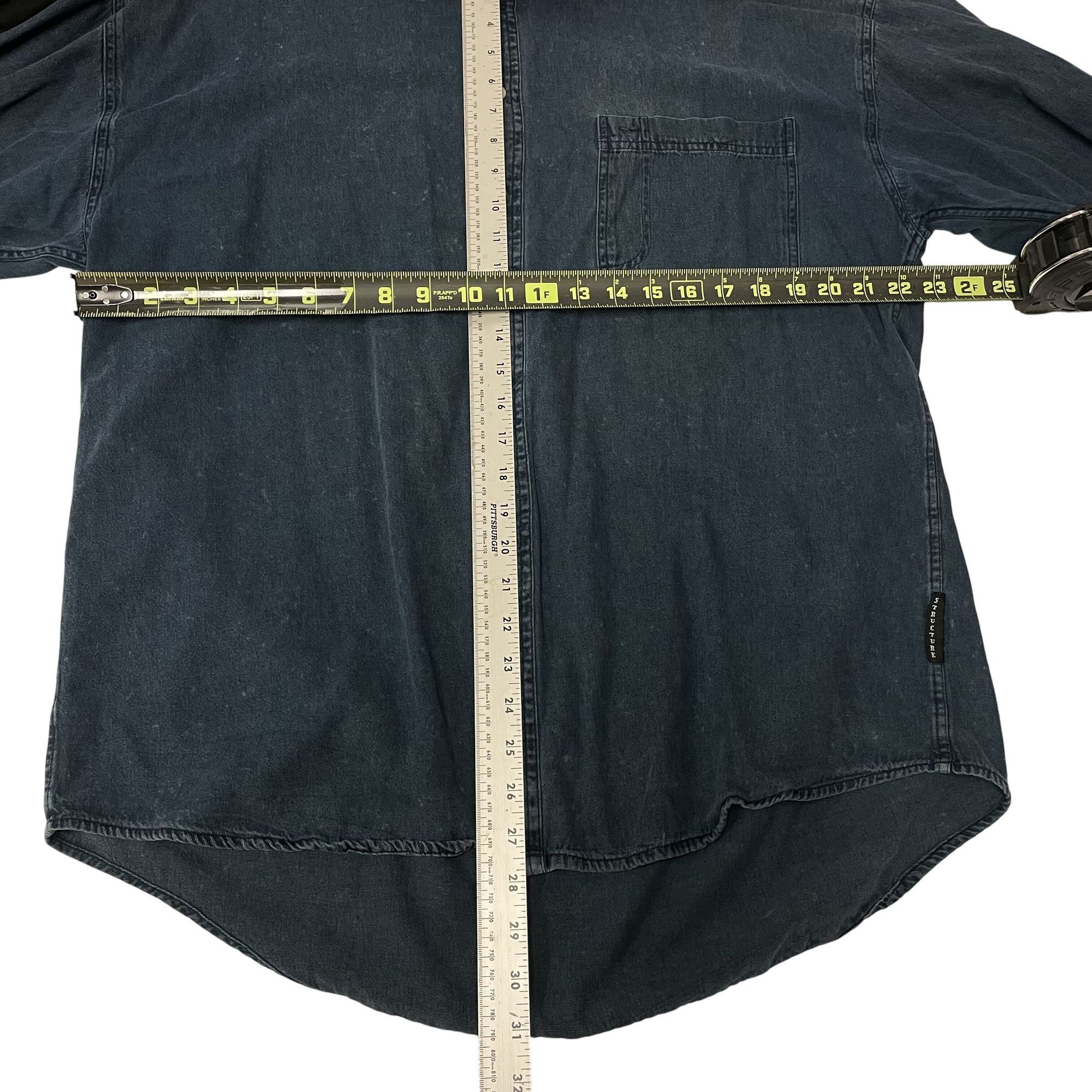 Other Vtg Jeans Structure Wear DENIM WORKWEAR Streetwear Shirt Size US L / EU 52-54 / 3 - 7 Thumbnail