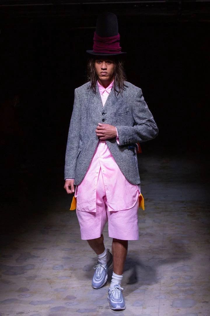 Comme des Garcons Comme Des Garcons Contrast paneled wool-blend jacket coat Size US S / EU 44-46 / 1 - 2 Thumbnail