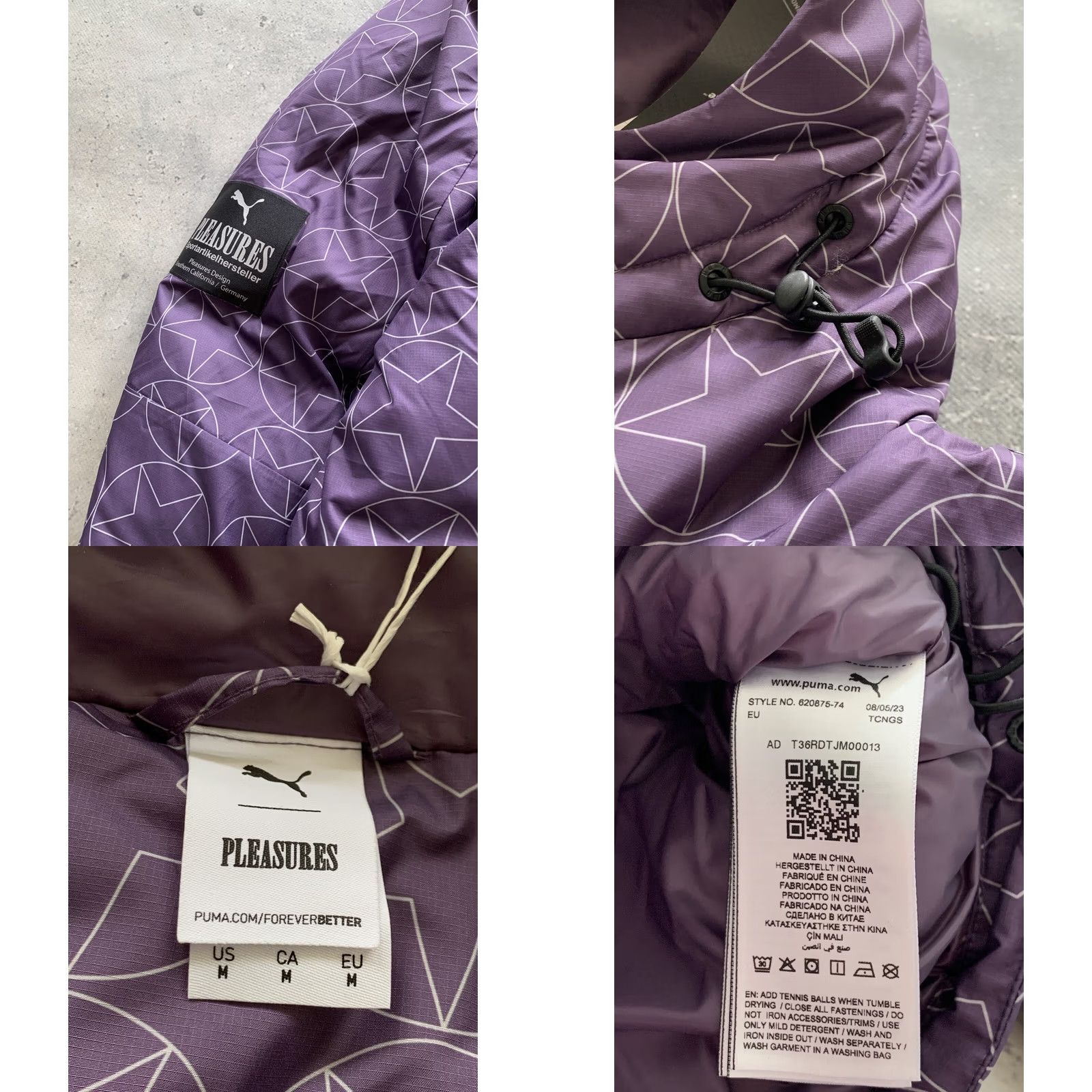 Puma PUMA PUFFER JACKET PURPLE PRIMALOFT WINTER MEN'S M Size US M / EU 48-50 / 2 - 8 Thumbnail