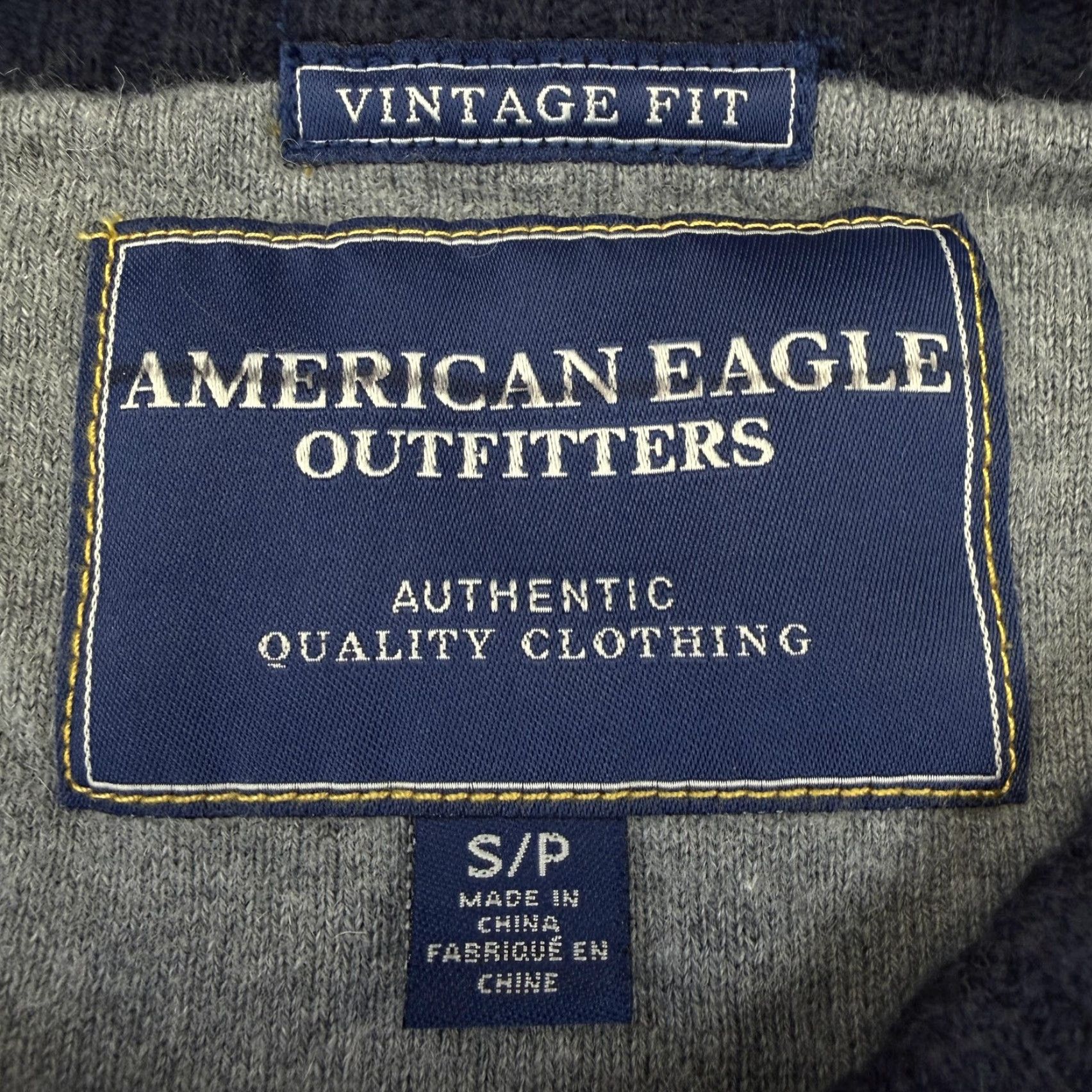 American Eagle Outfitters American Eagle Outfitters Sweater Mens Small Green Navy Striped Crewneck Logo Size US S / EU 44-46 / 1 - 4 Thumbnail