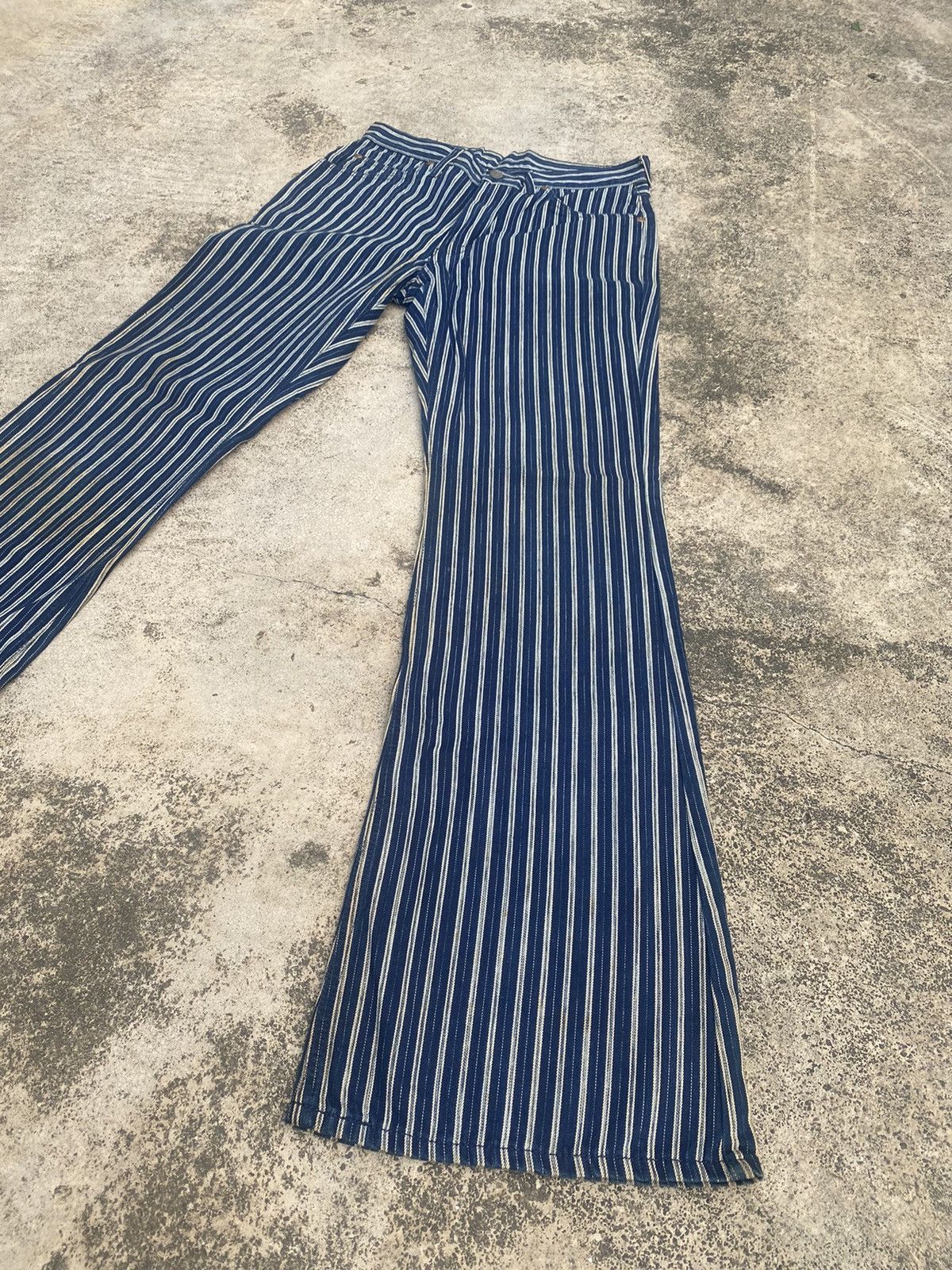 Lee × Vintage Vintage Flare Jeans Lee Hikory Sanforized Shrunk Size US 30 / EU 46 - 2 Thumbnail