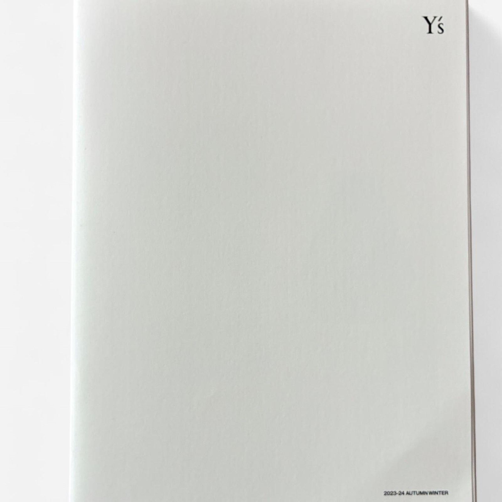 Japanese Brand × Y's × Yohji Yamamoto Y’s by Yohji Yamamoto A / W 2023-24 look book catalog Size ONE SIZE - 1 Thumbnail