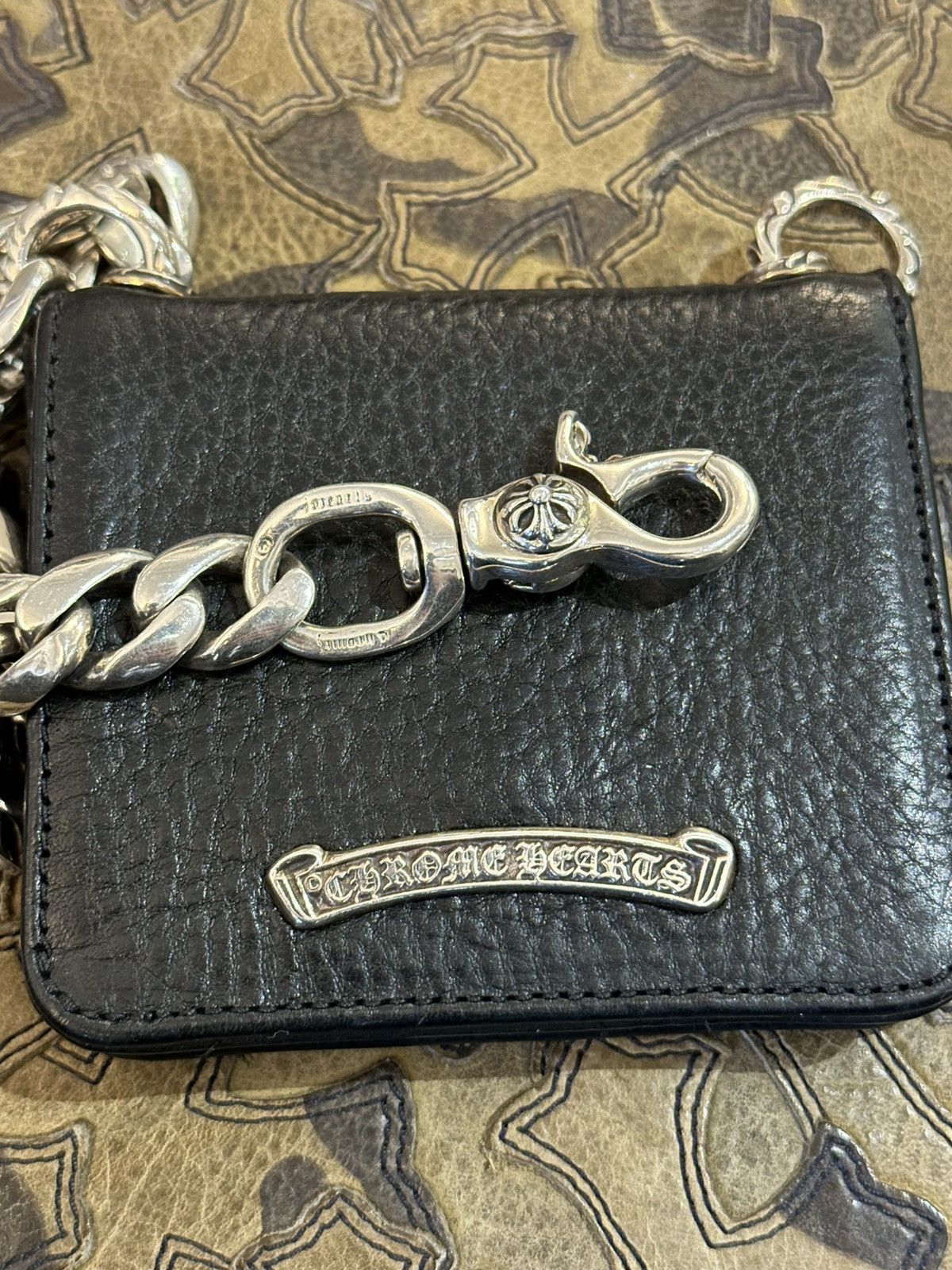 Chrome Hearts CHROME HEARTS PATCH WALLET & WALLET CHAIN Size ONE SIZE - 2 Thumbnail