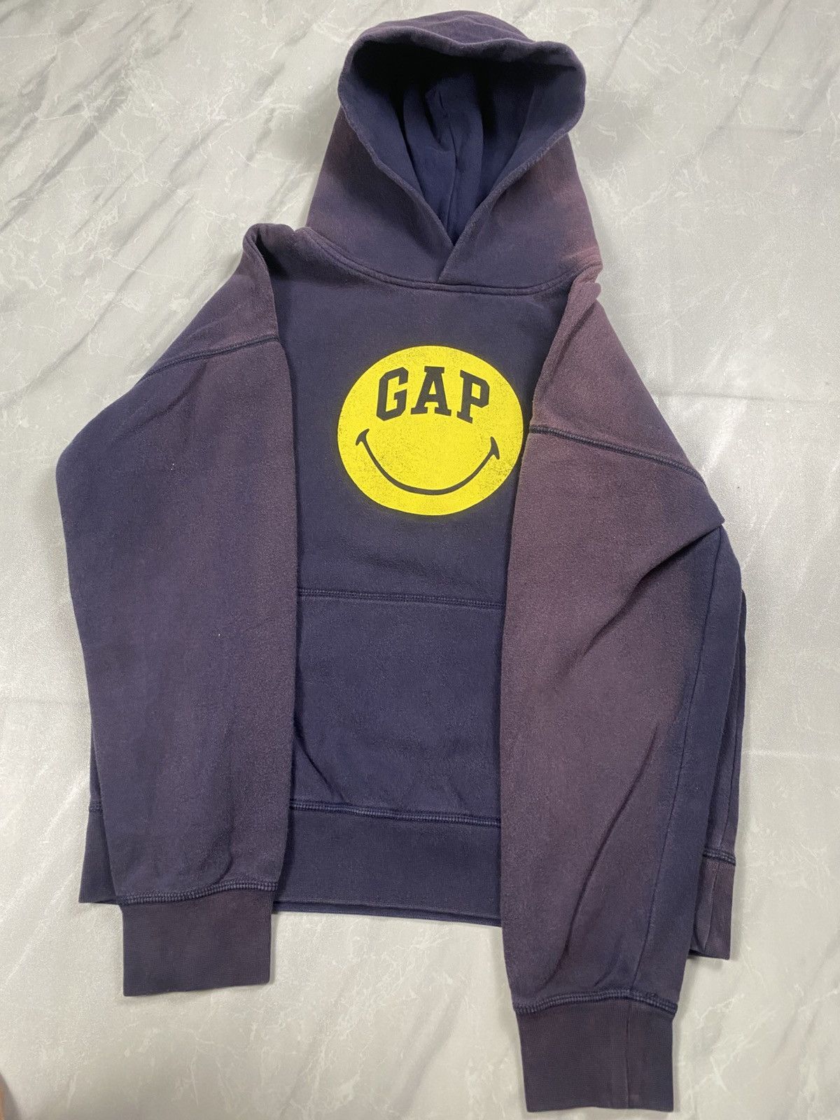 Gap Gap x Smiley World Sunfaded Boxy Pullover Size S / US 4 / IT 40 - 4 Thumbnail