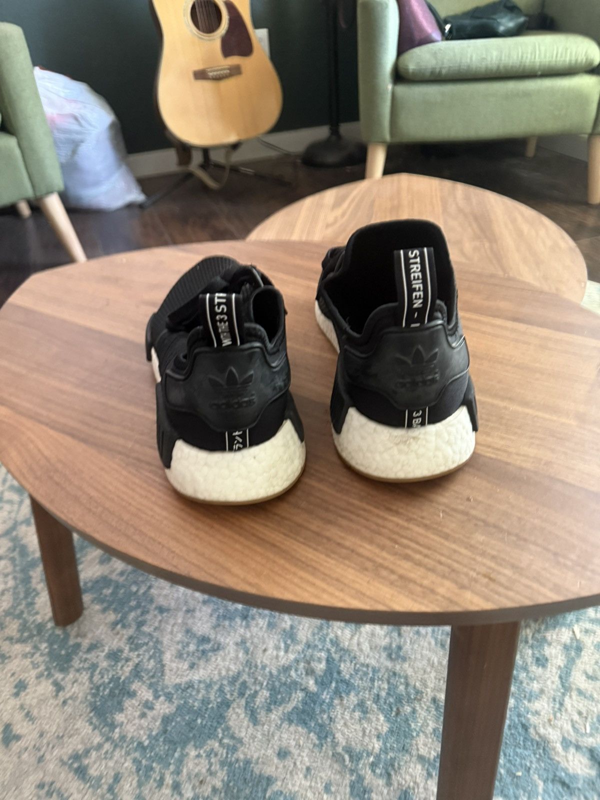 Adidas Adidas NMD R1 - Black Gum Size US 10 / EU 43 - 8 Thumbnail