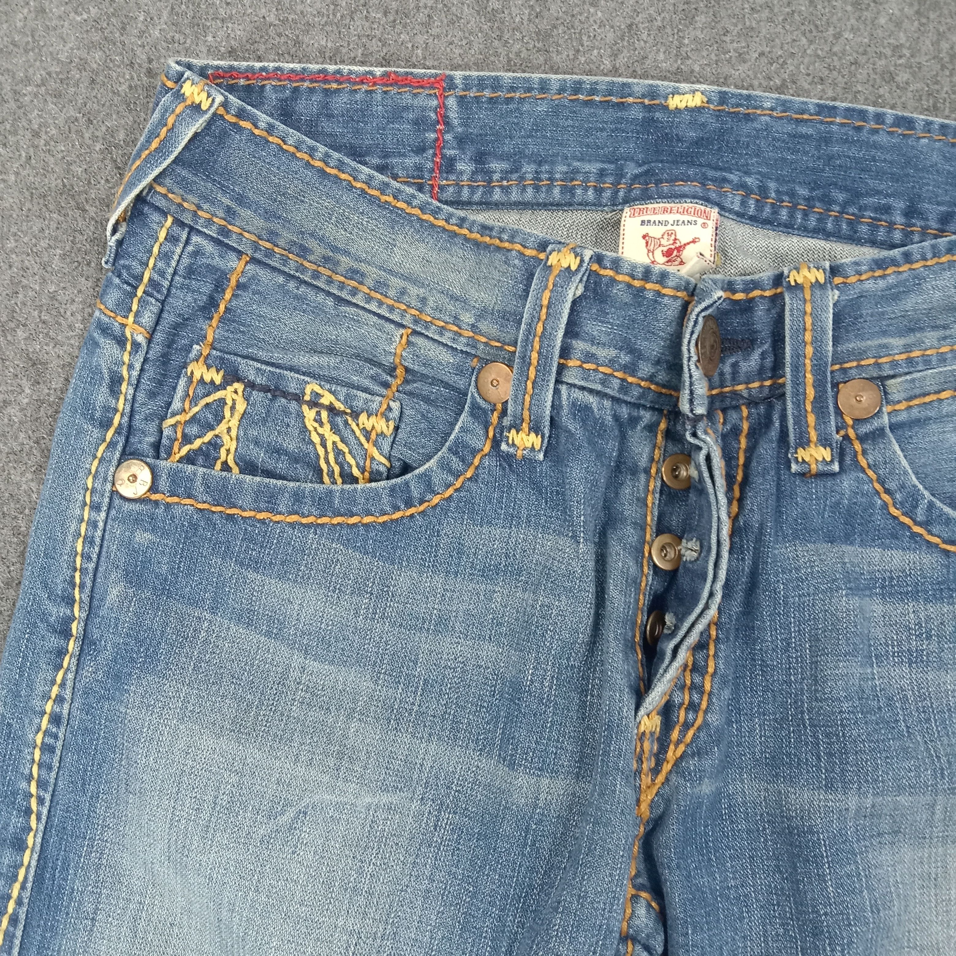 True Religion True Religion American Brand Denim Jeans C258N10 Size US 33 - 7 Thumbnail