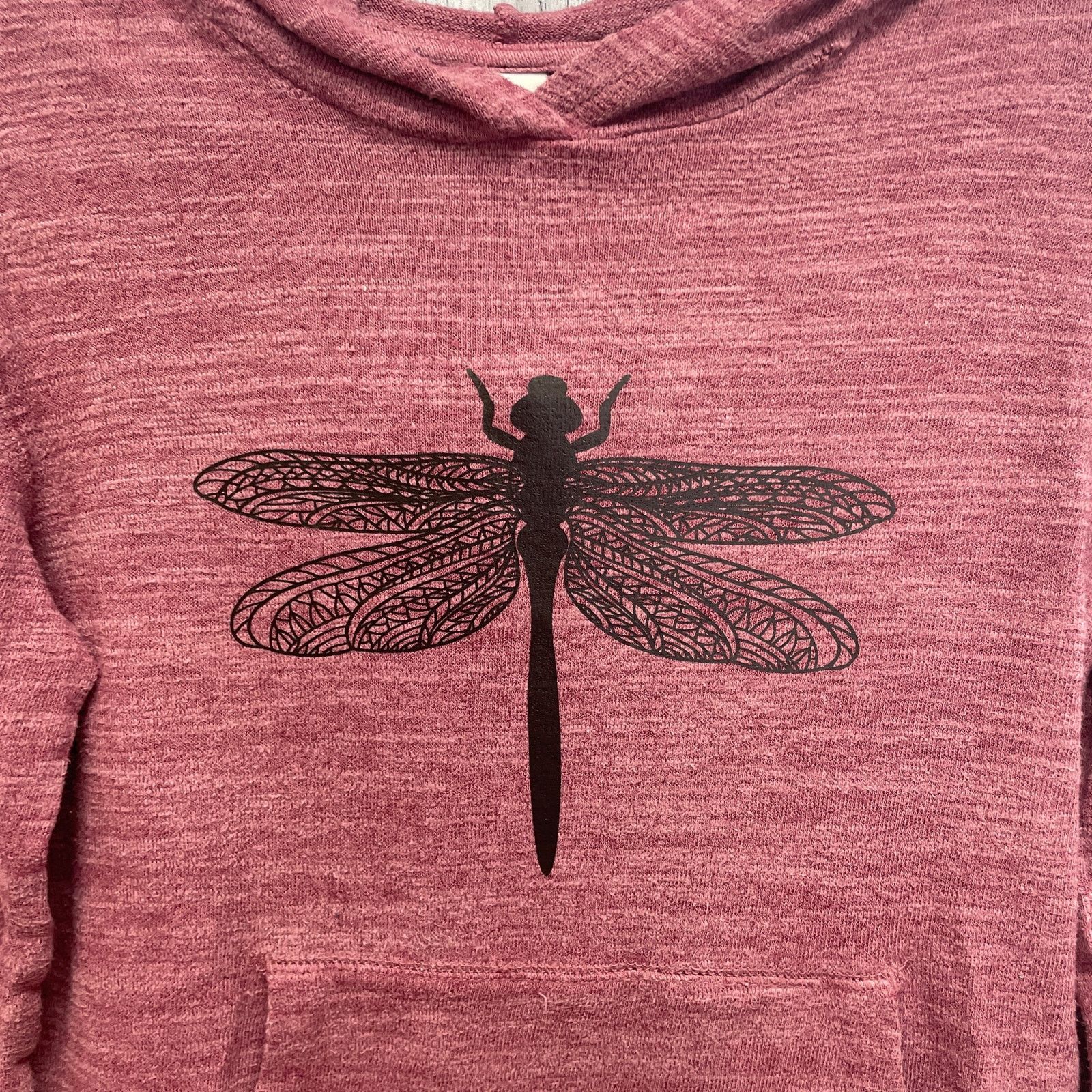 Old Navy Hand Printed Kids Medium Dragonfly Lightweight Hoodie Size US M / EU 48-50 / 2 - 2 Thumbnail