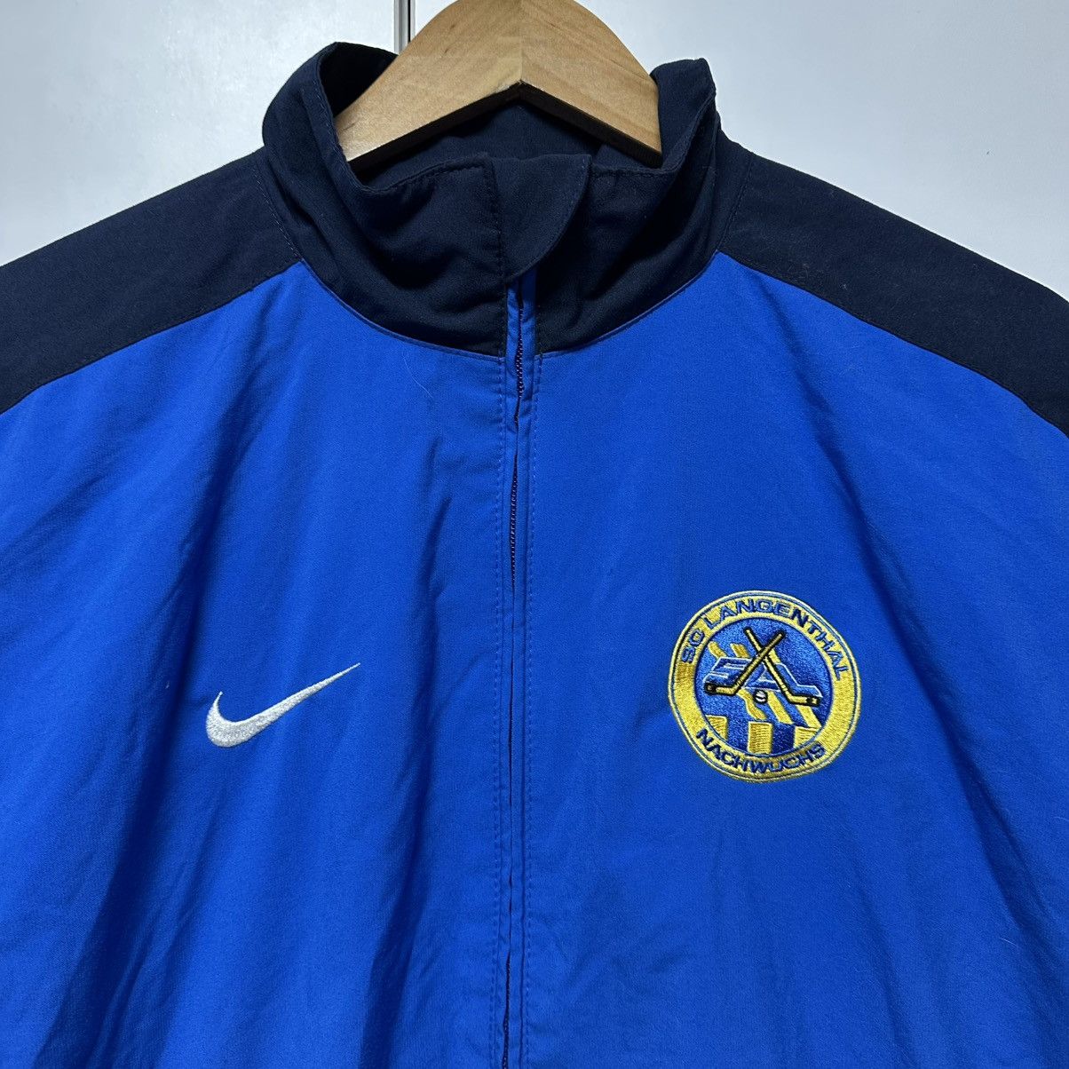 Nike Nike Vintage Jacket SC Langenthal Nachwuchs NHL Size US XL / EU 56 / 4 - 2 Thumbnail