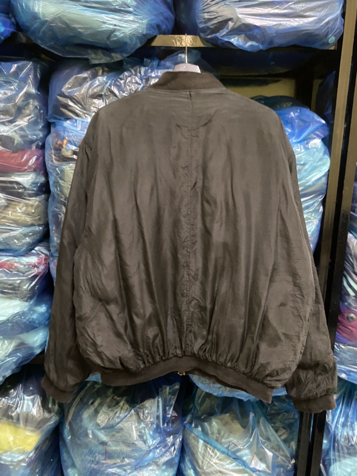 camel active VINTAGE CAMEL SILK BOMBER JACKET Size US XL / EU 56 / 4 - 8 Thumbnail