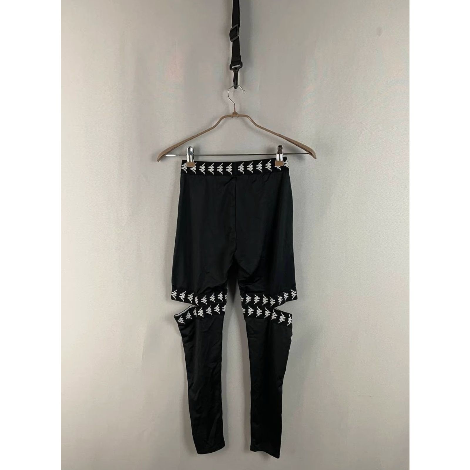 Kappa Kappa Leggings Womens Bandа Cut Out Nylon Polyester Black Size M Modern Sports & Yoga Size 32" / US 10 / IT 46 - 2 Thumbnail