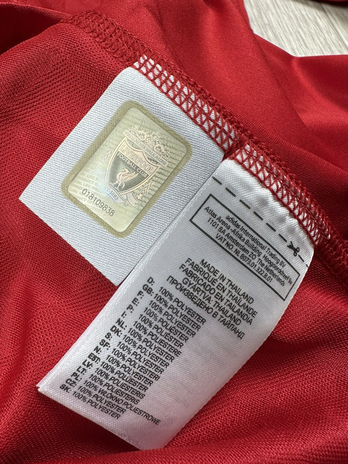 Adidas FC Liverpool Adidas 2011/12 Football Shirt Soccer Jersey Size US L / EU 52-54 / 3 - 12 Thumbnail