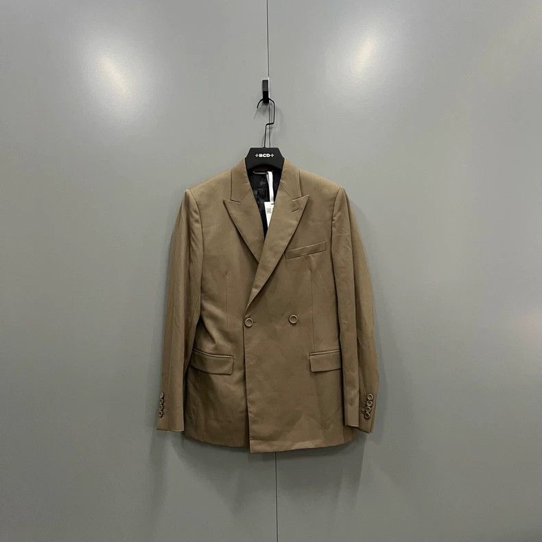 Dior Brown Double Breasted Suit Jacket Size US L / EU 52-54 / 3 - 1 Thumbnail