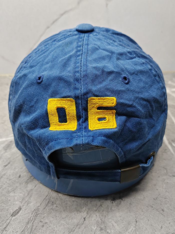 Japanese Brand Vintage US Navy Distressed Style Cap Hat Size ONE SIZE - 4 Thumbnail