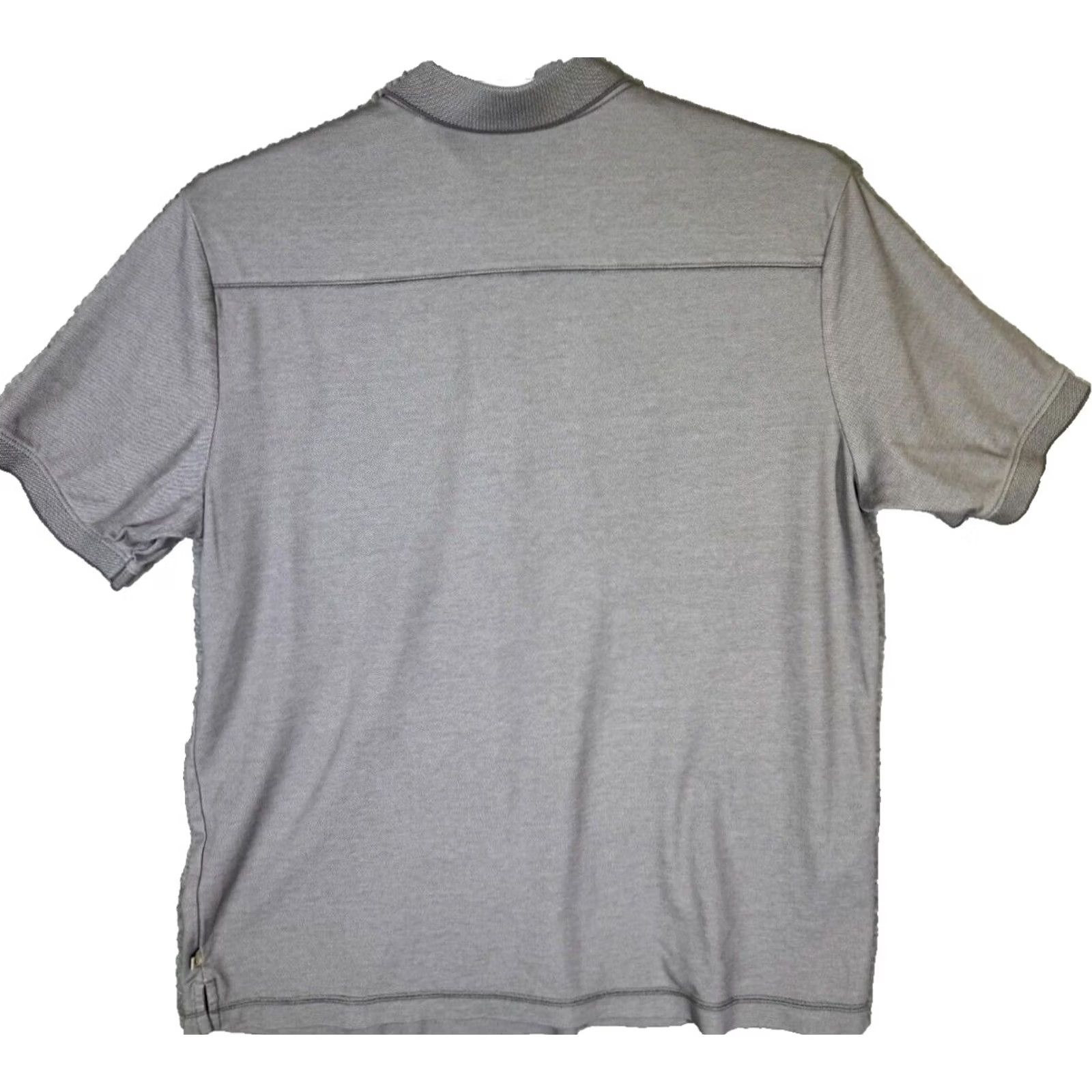 Tommy Bahama VINTAGE Tommy Bahama Polo Shirt Gray Casual Men L Short Sleeve Cotton Polo Shirt Size US L / EU 52-54 / 3 - 2 Thumbnail