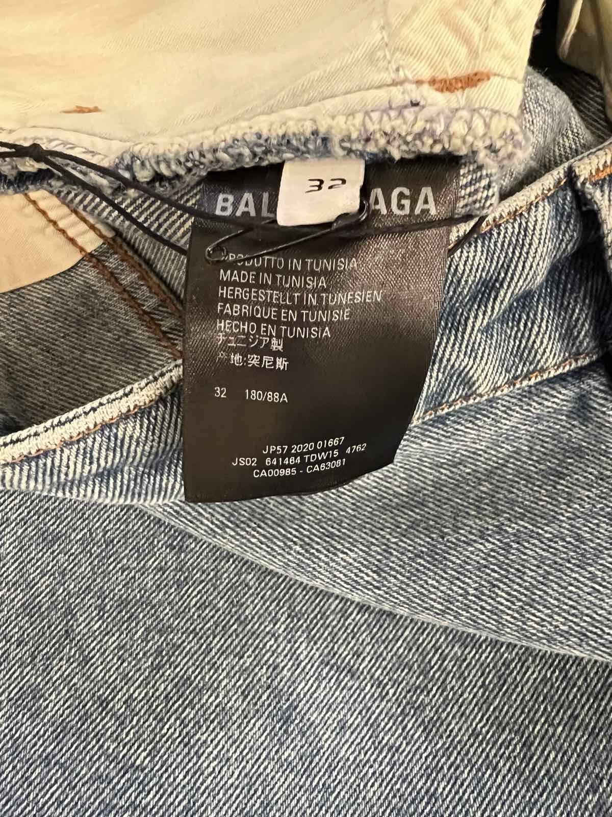 Balenciaga Jeans Long Shorts Size US 32 / EU 48 - 9 Thumbnail