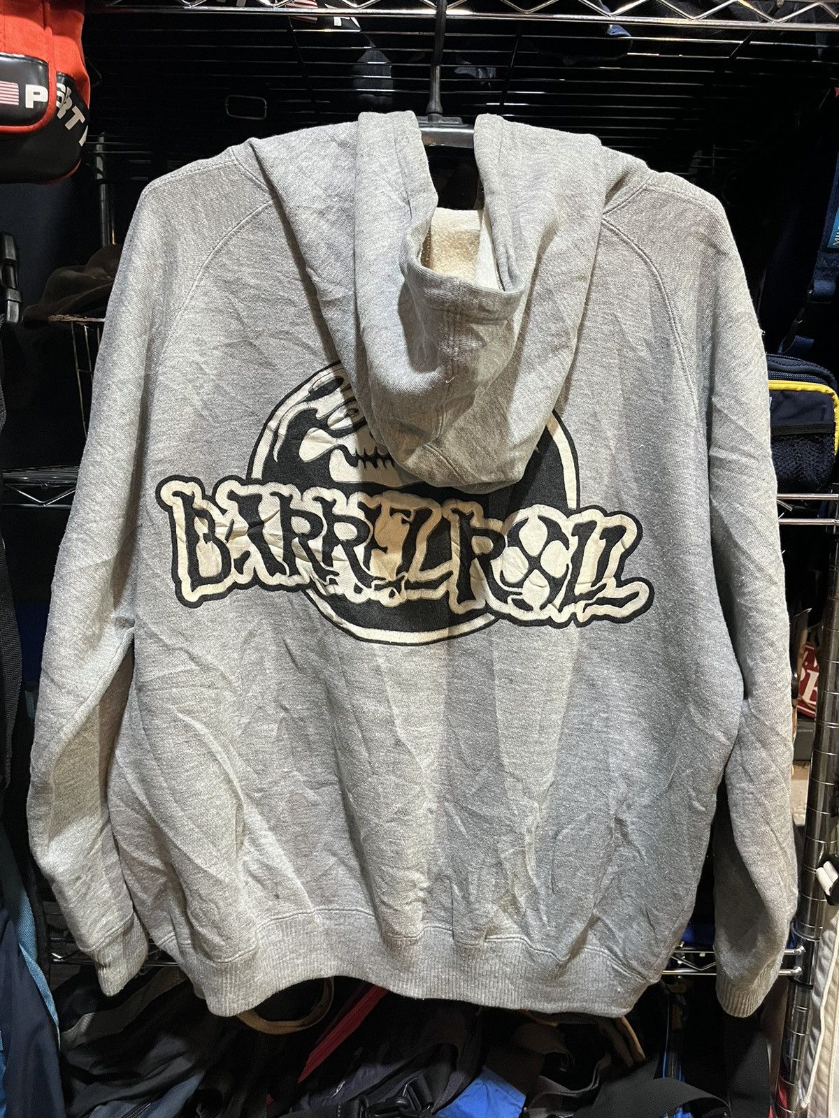 Vintage Barrel Roll Skateboard Hoodie Big Logo Size US M / EU 48-50 / 2 - 2 Thumbnail