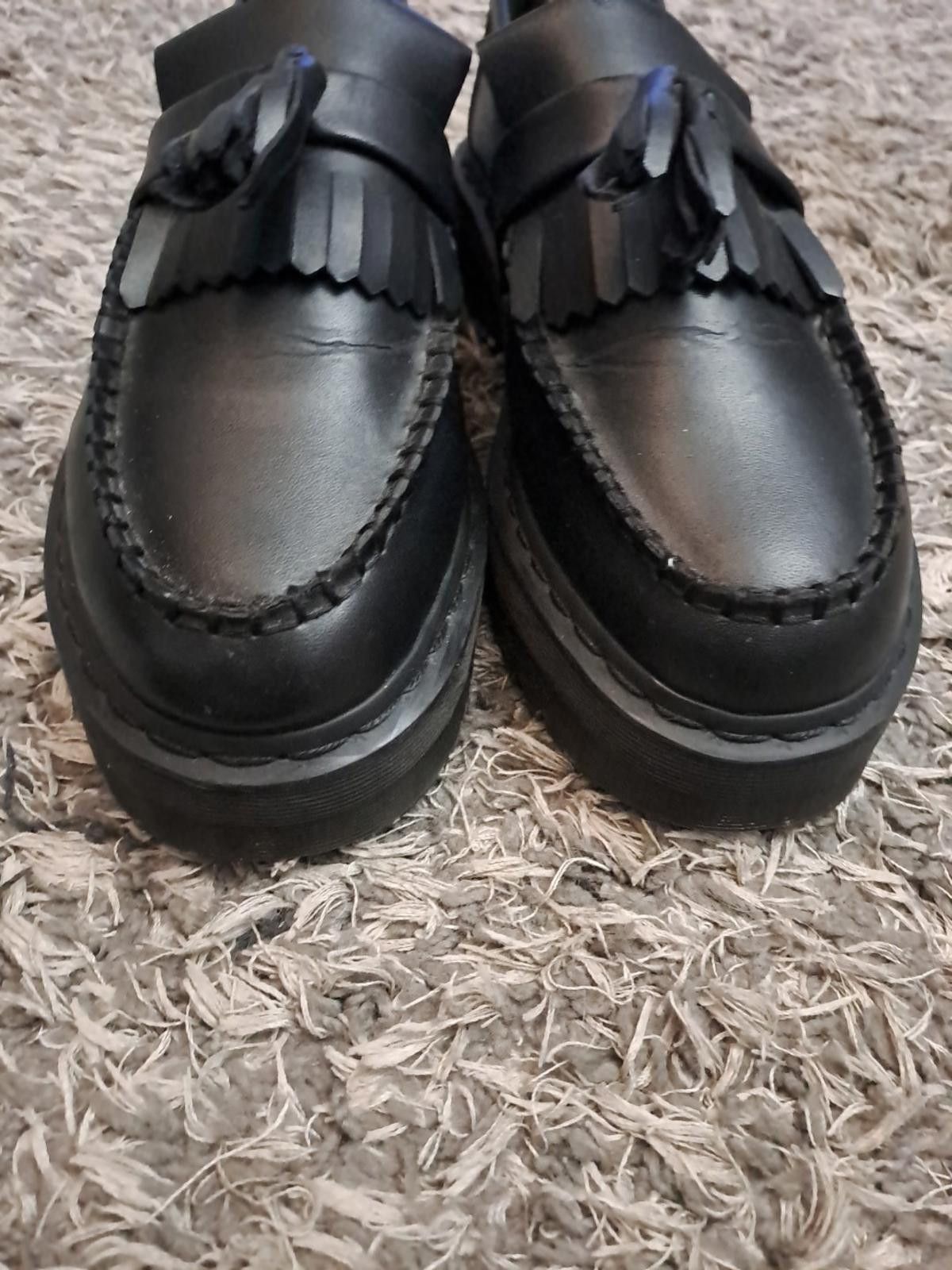 Dr. Martens Dr Martens Adrian Vegan Quad Black Smooth Shoes Uk 9.5 Size US 10.5 / EU 43-44 - 5 Thumbnail
