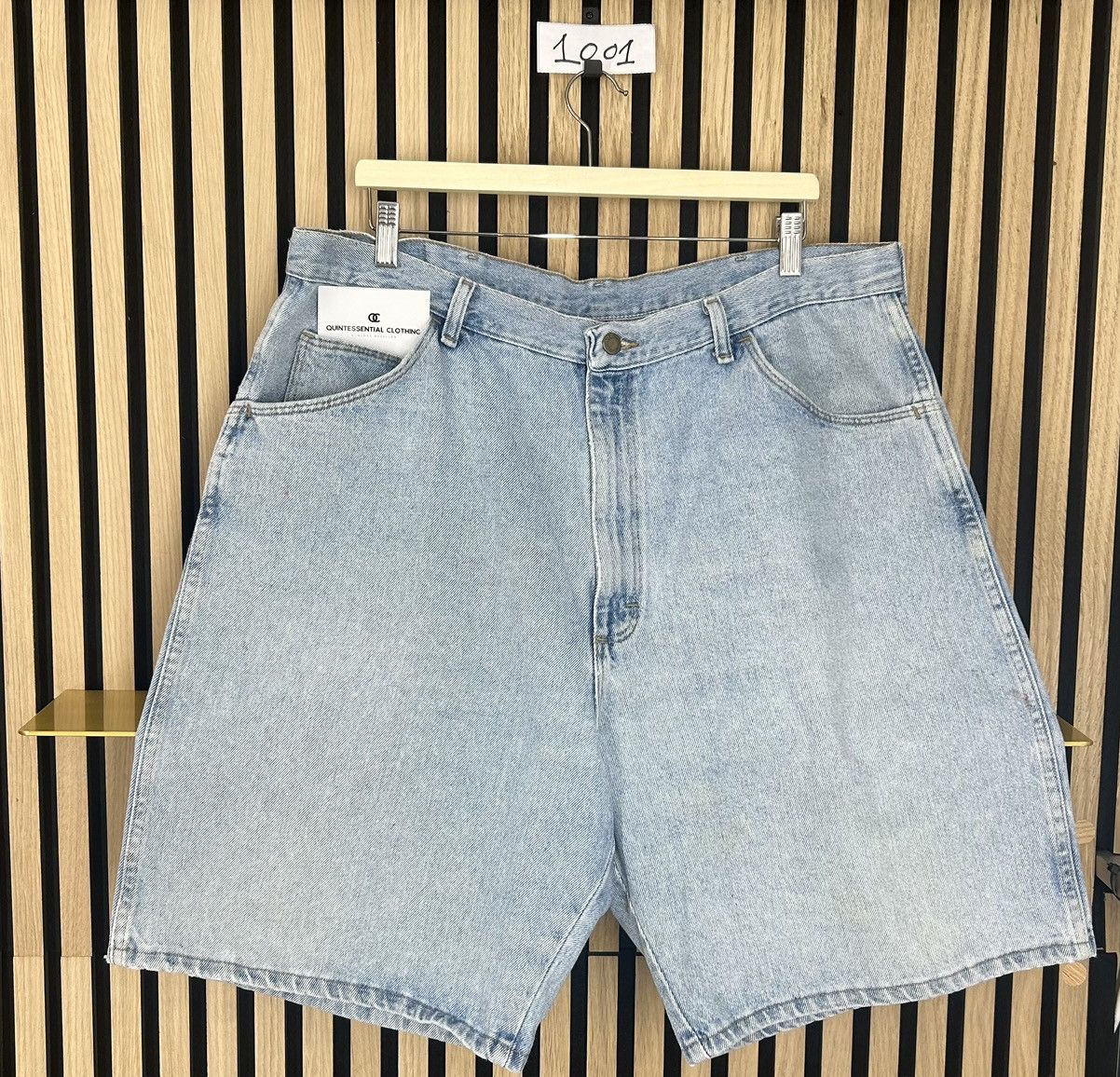 Wrangler Wrangler Men's Blue W30 Y2K Style Jeans Shorts Denim Vintage Size US 30 / EU 46 - 6 Thumbnail