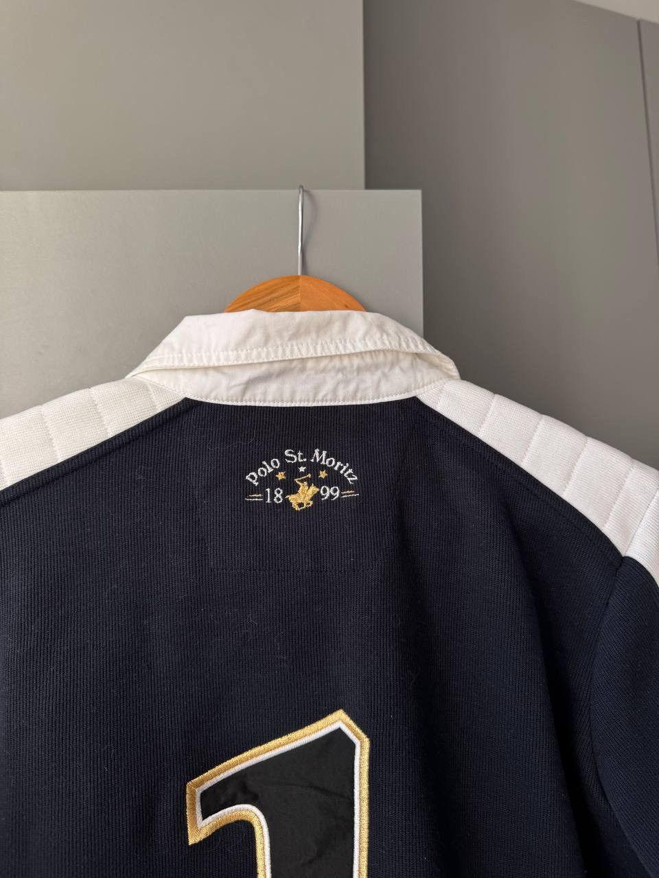 Vintage Polo Ralph Lauren St.Moritz Polo Club Switzerland Rugby Size US L / EU 52-54 / 3 - 10 Thumbnail
