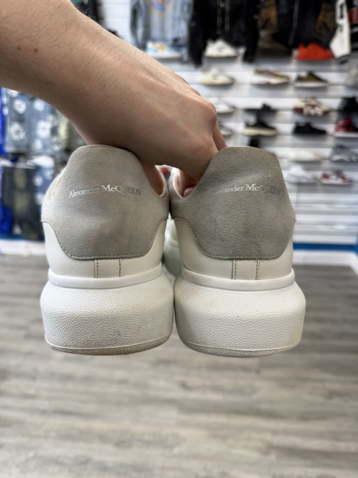 Alexander McQueen Alexander McQueen - Oversized Sneaker (Grey) Size US 13 / EU 46 - 5 Thumbnail