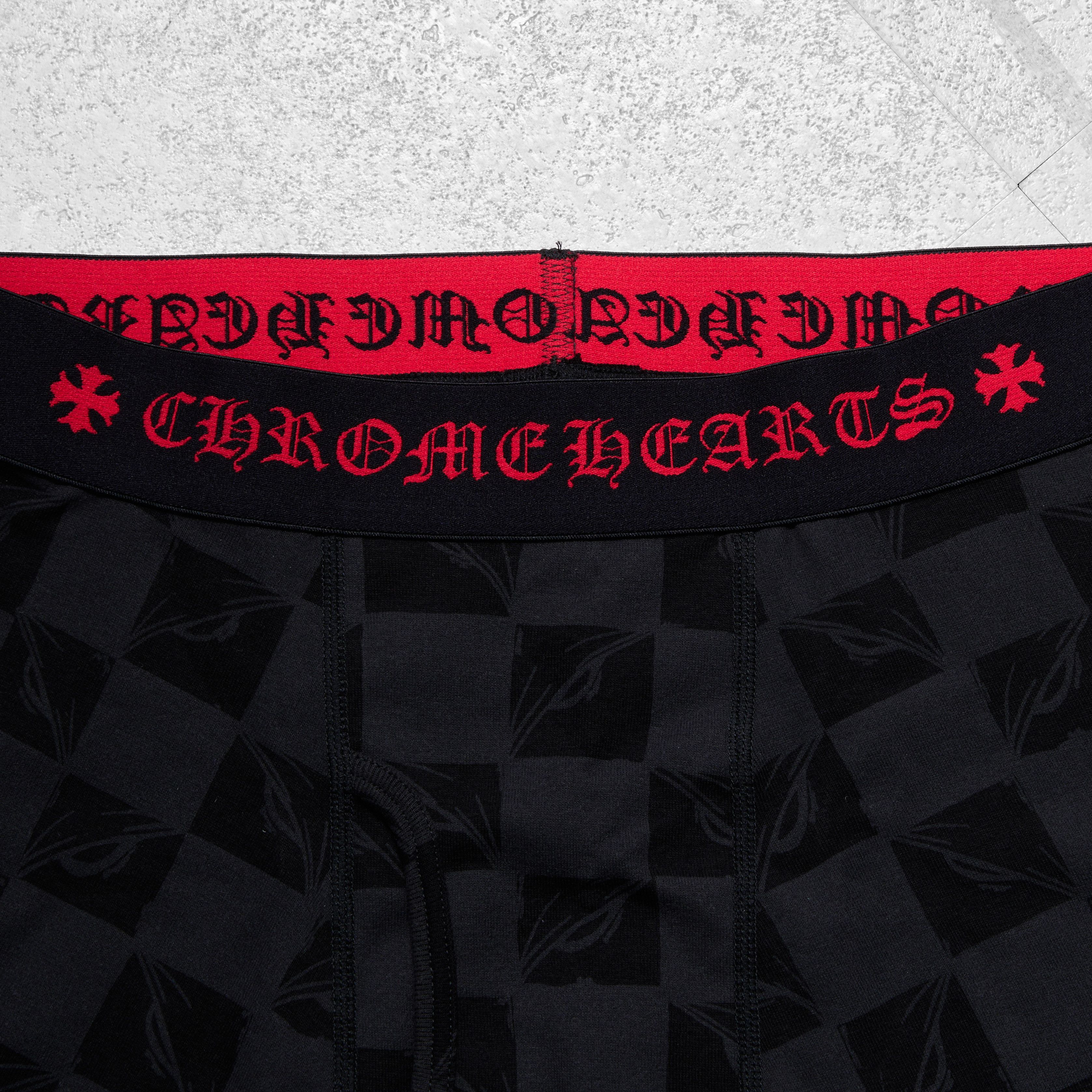 Chrome Hearts CHROME HEARTS Eyes Classic Rib Boxer Brief BLACK Size 30 - 4 Thumbnail