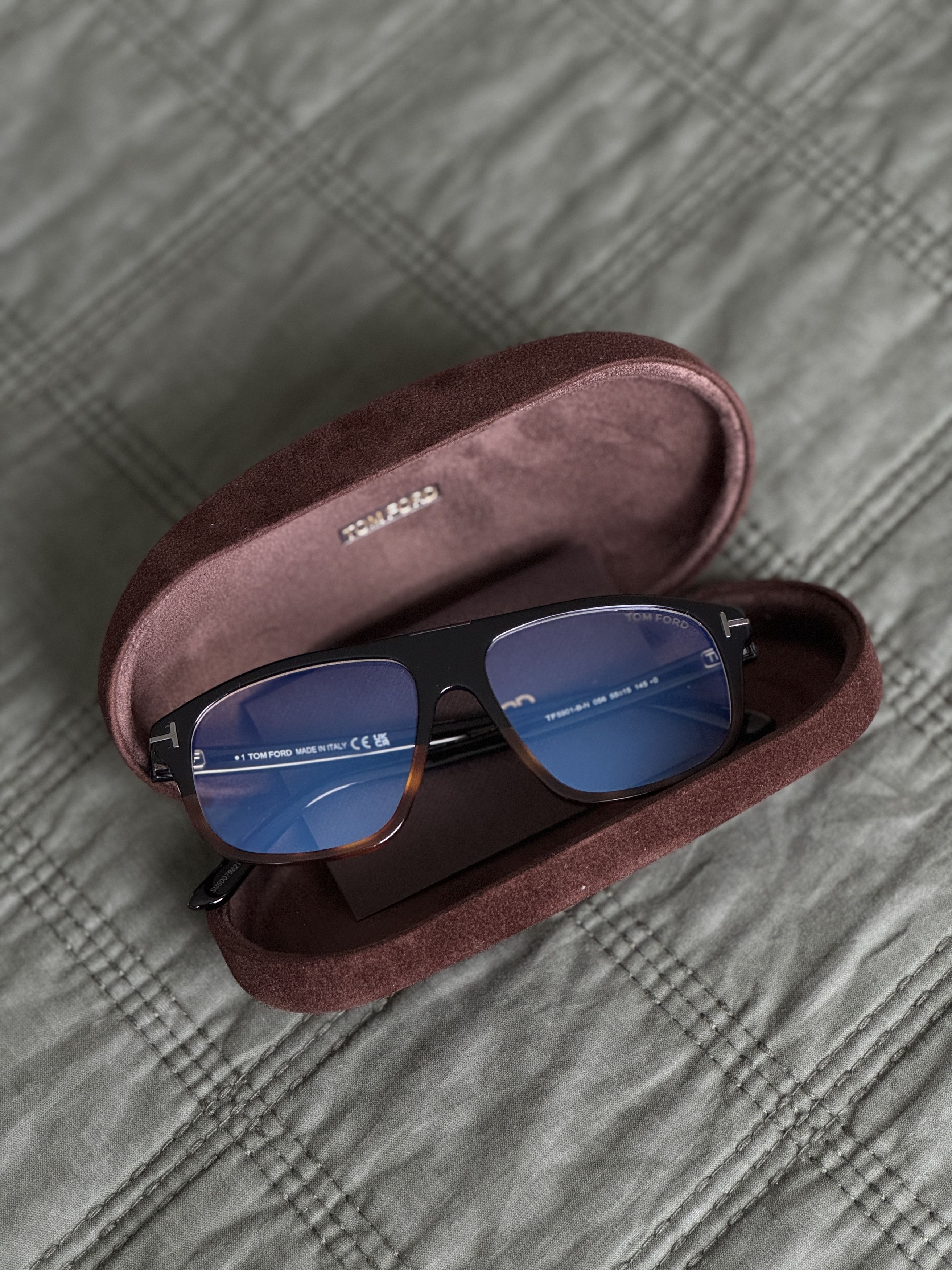 Tom Ford Tom Ford Men Eyeglasses Aviator FT5901-B-N 056 NEW AUTHENTIC Size ONE SIZE - 7 Thumbnail