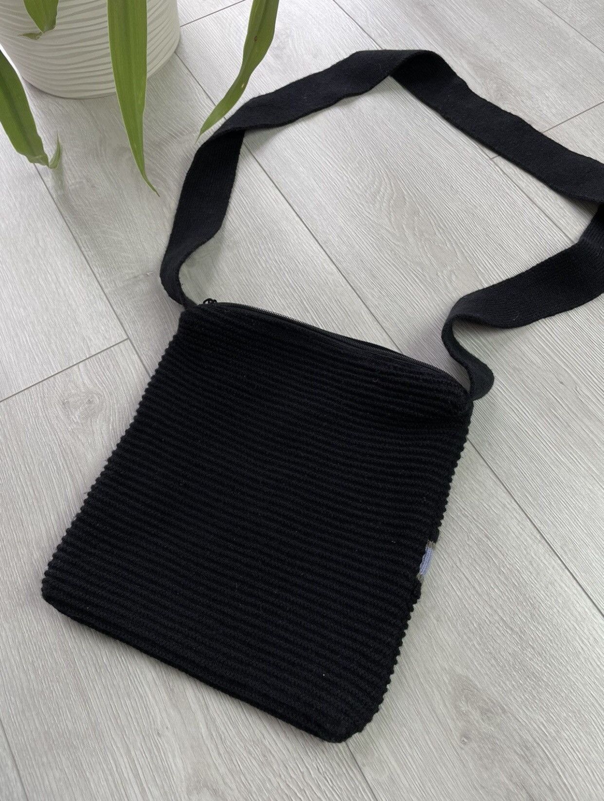 Nike × Vintage 🔥Rare 90s Knitted Nike Bag / Messenger Size ONE SIZE - 4 Thumbnail