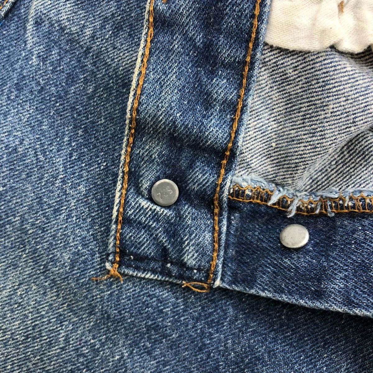 Levi's × Levi's Vintage Clothing 🇺🇸70’s Vintage Levis 501 29x32 Straight Leg Distressed Jeans Size US 29 - 14 Thumbnail