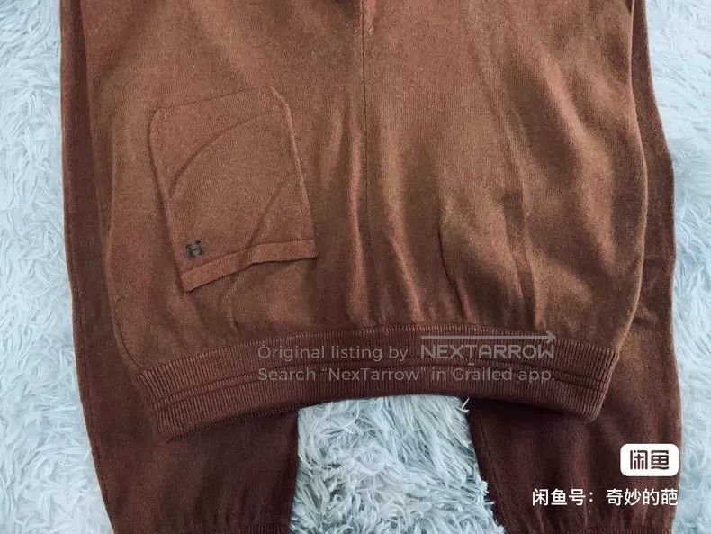 Hermes Hermes size M Pure cashmere casual pants Size US 27 - 2 Thumbnail