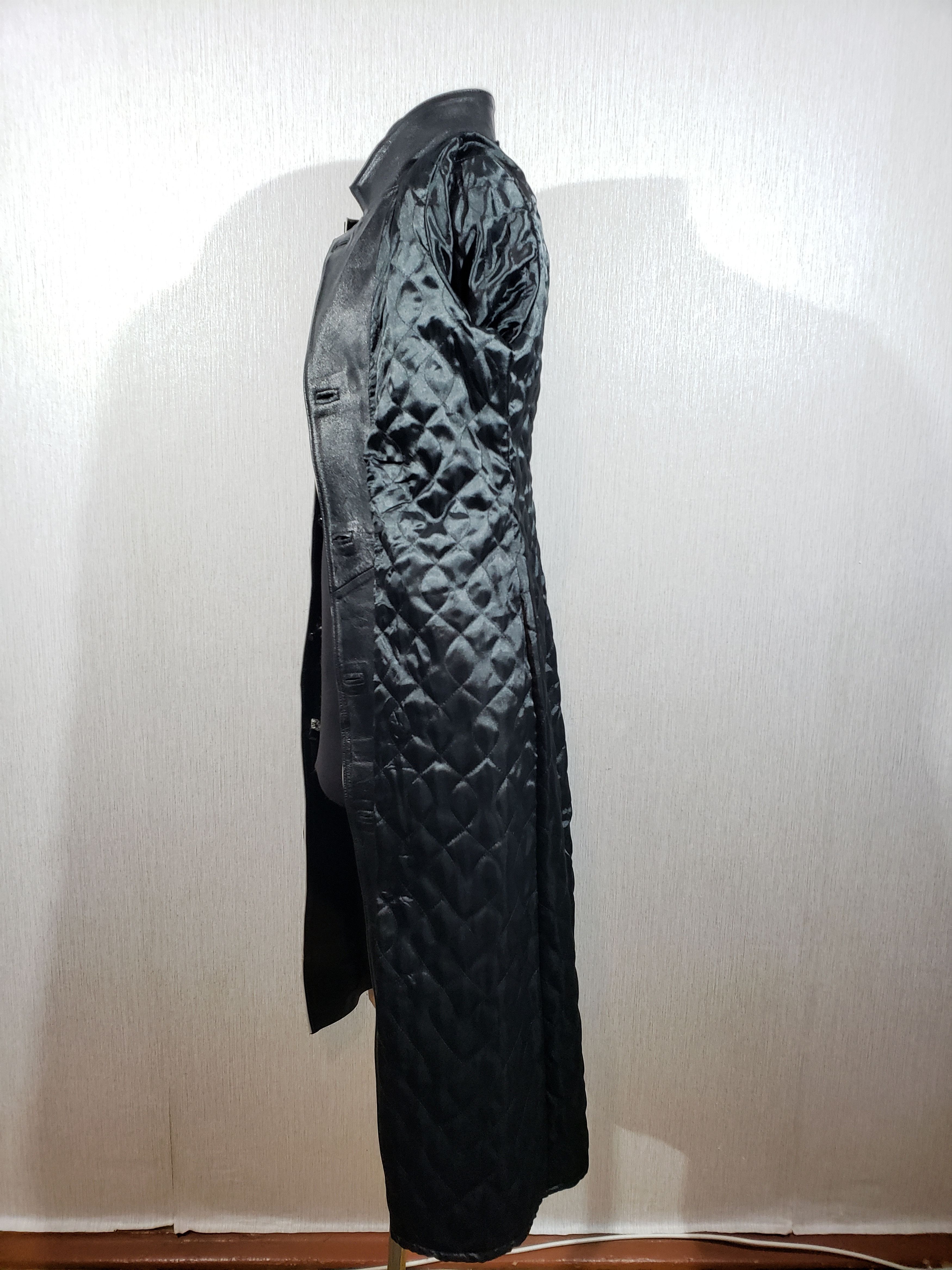 Uniqlo Elegant women's black leather jacket. Size S / US 4 / IT 40 - 10 Thumbnail