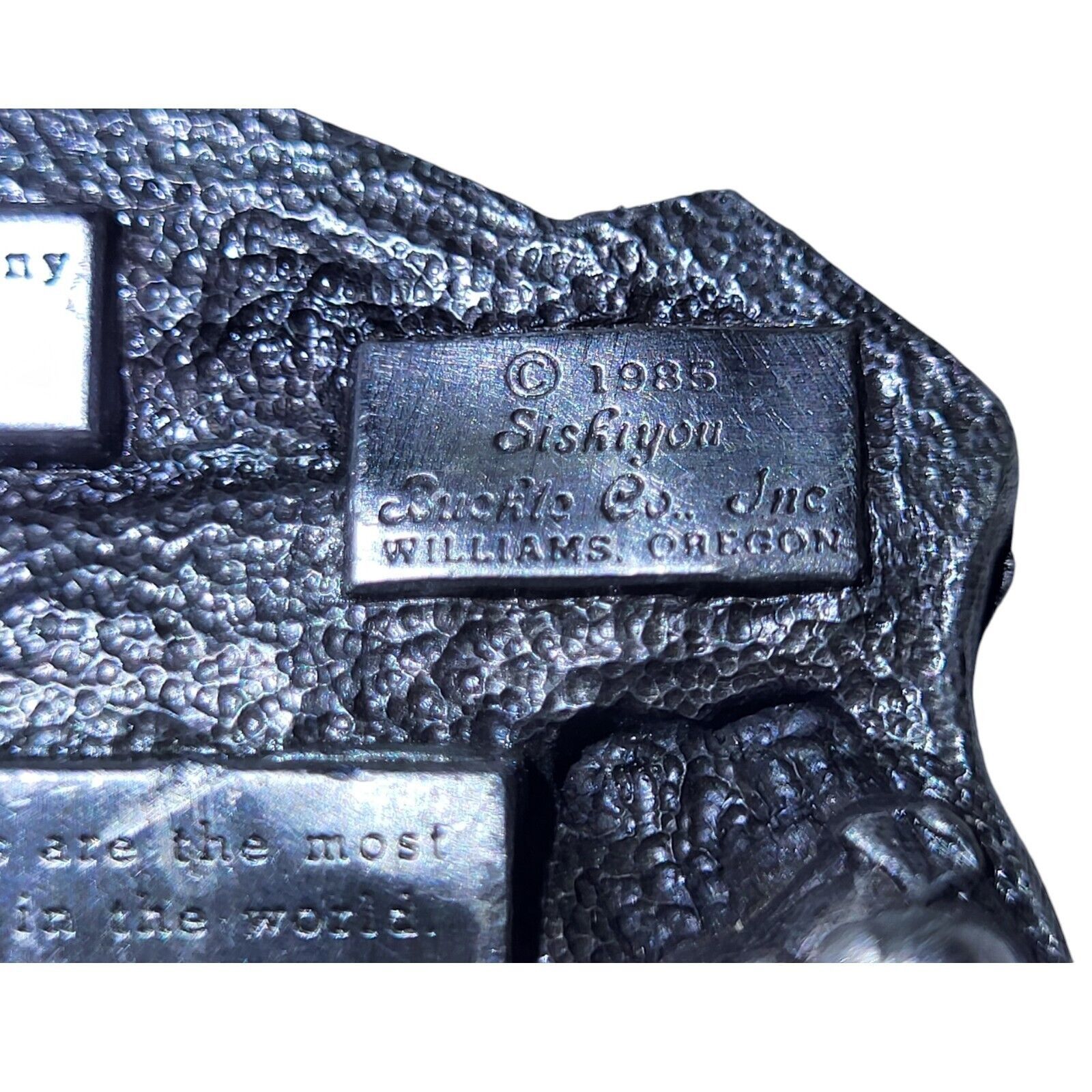 Other Vintage 1985 Nebraska Farmer Commemorative Buckle 115/2500 Size ONE SIZE - 4 Thumbnail