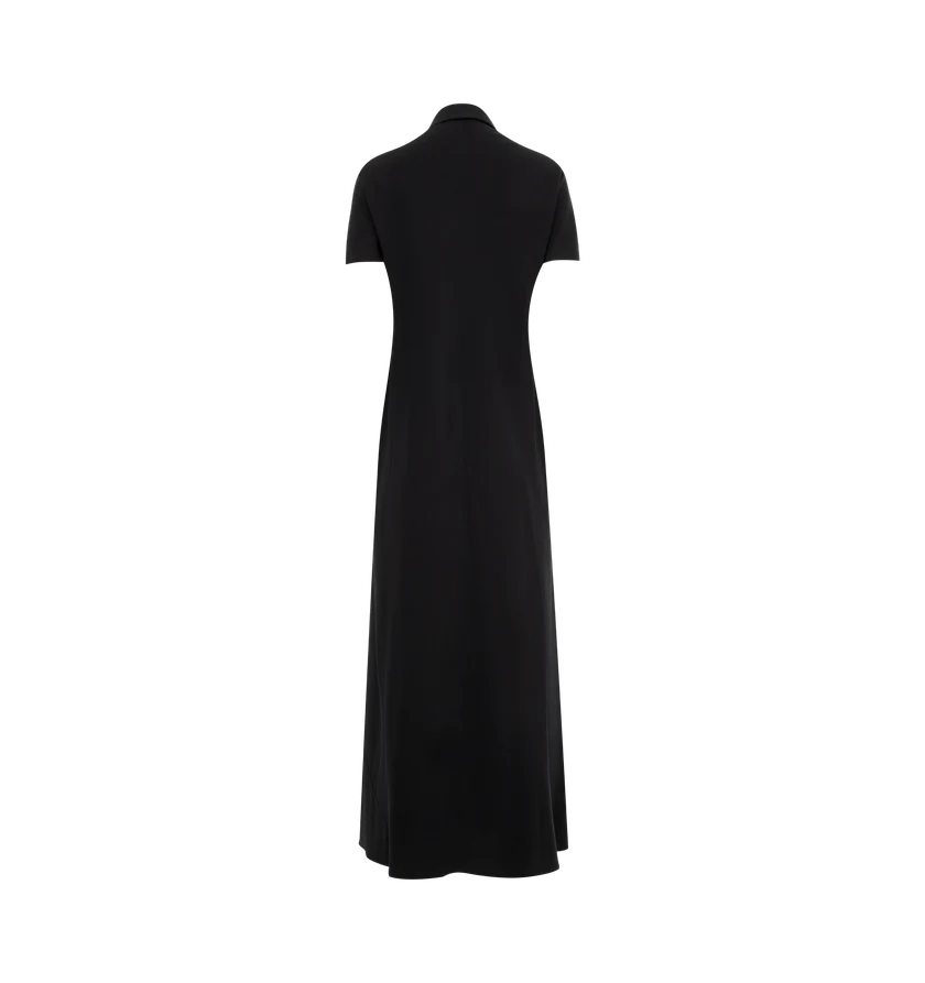 The Row o1h1sh11225 Valenit Dress in Black Size M / US 6-8 / IT 42-44 - 2 Thumbnail