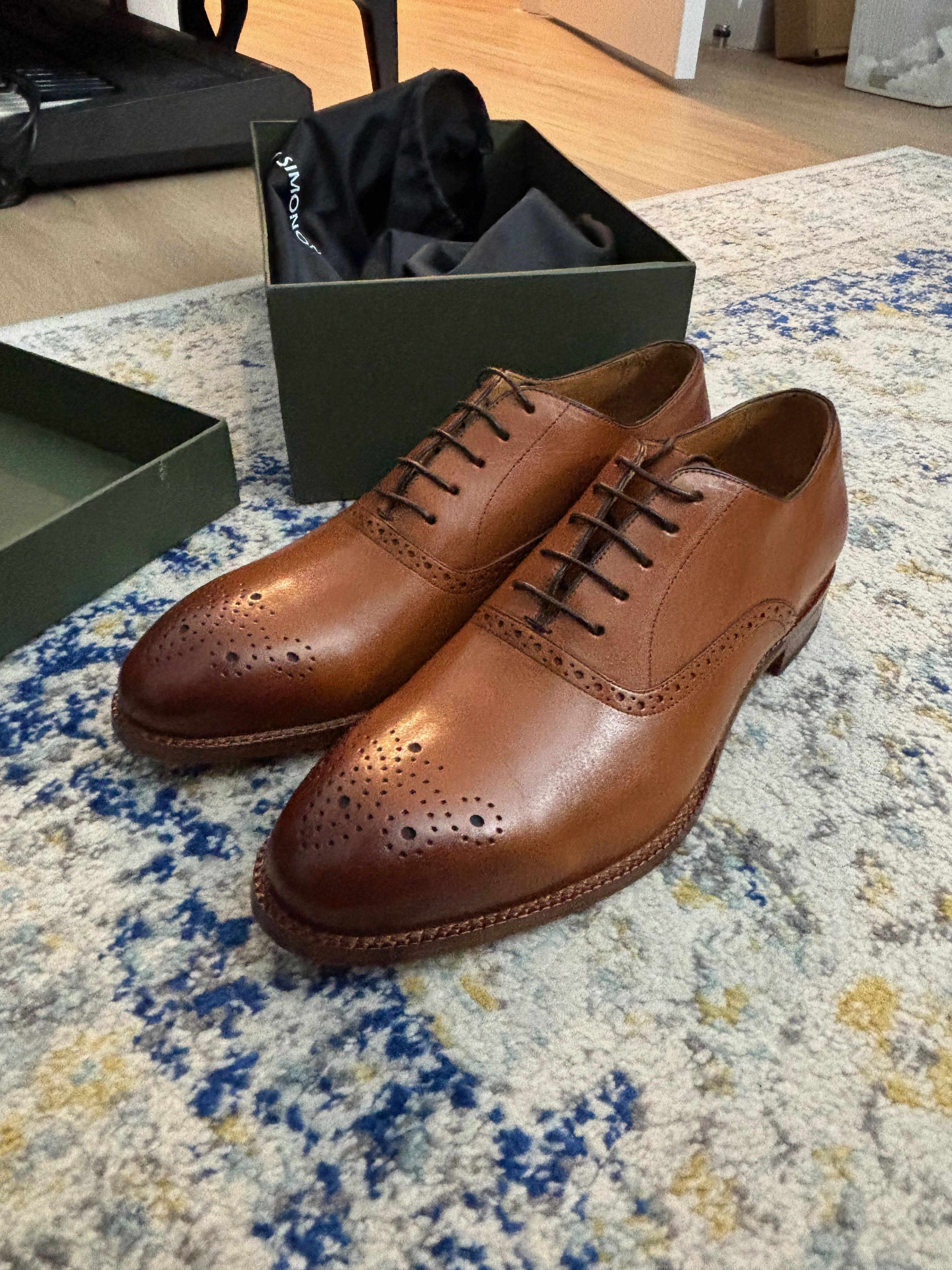 Beckett Simonon Brent Oxfords – Tan Size US 10.5 / EU 43-44 - 1 Thumbnail