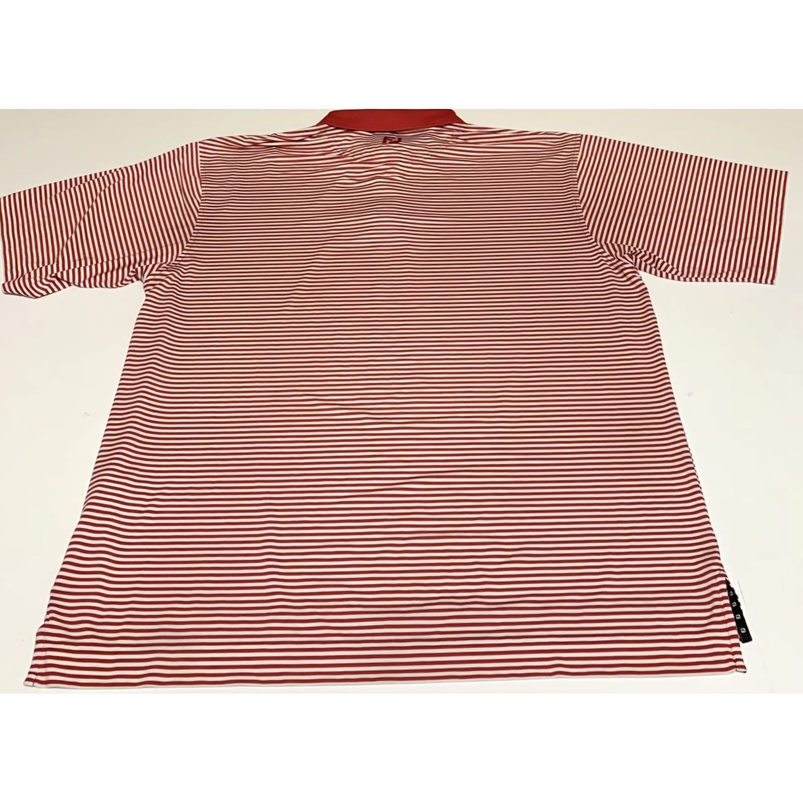 Footjoy FootJoy Mens Red Striped Stretch Short Sleeve Polo Shirt XL Golf Shirt Footjoy Polo Shirt Mens Red Striped Short Sleeve Polo Shirt XL Size US XL / EU 56 / 4 - 3 Thumbnail