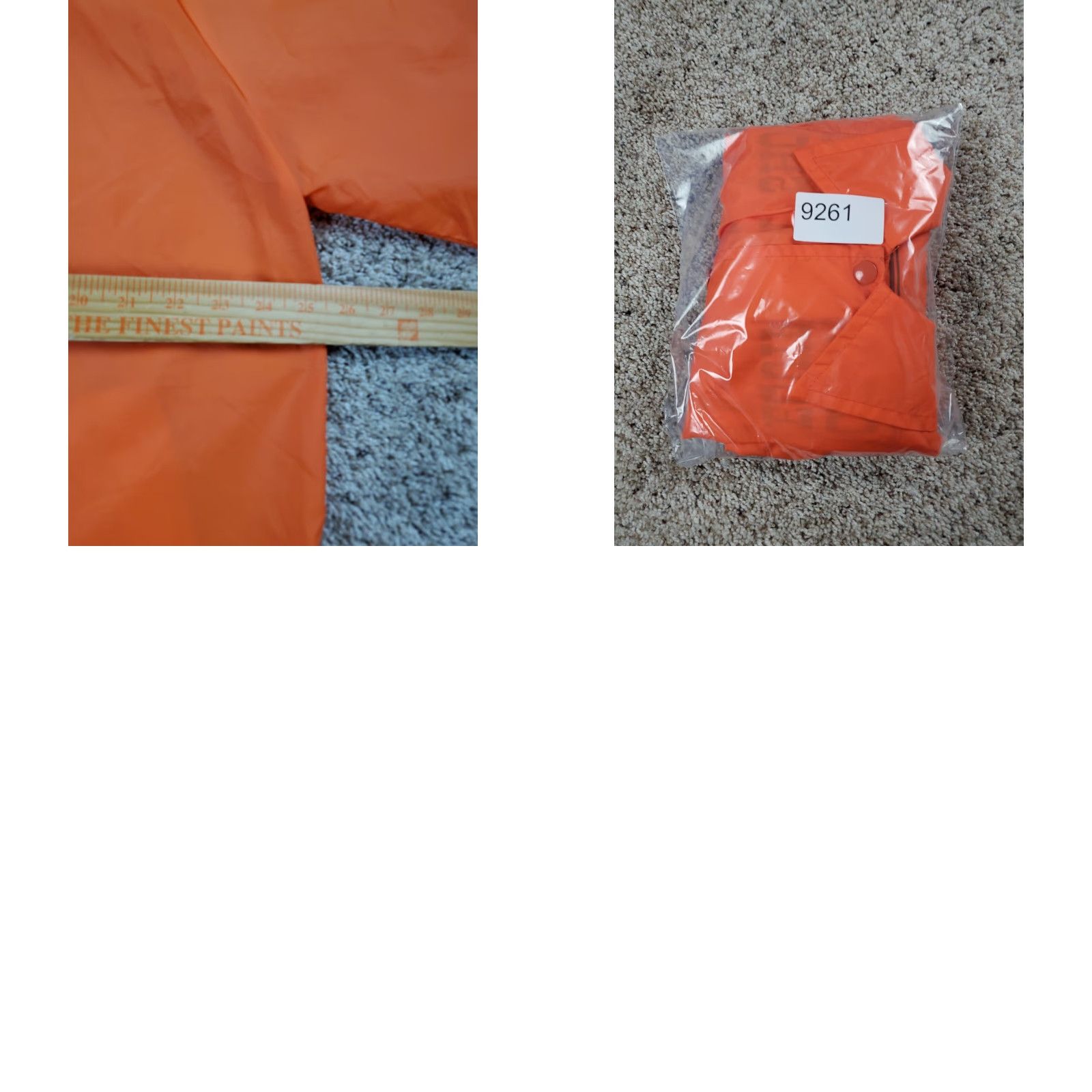 TaylorMade VINTAGE Taylor Made Windbreaker Jacket Mens L Orange 70s Tulare Ca Ag Show Nylon Sportswear/Beach Size US L / EU 52-54 / 3 - 10 Thumbnail