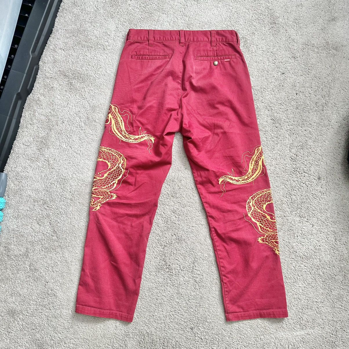 Supreme dragon work pants