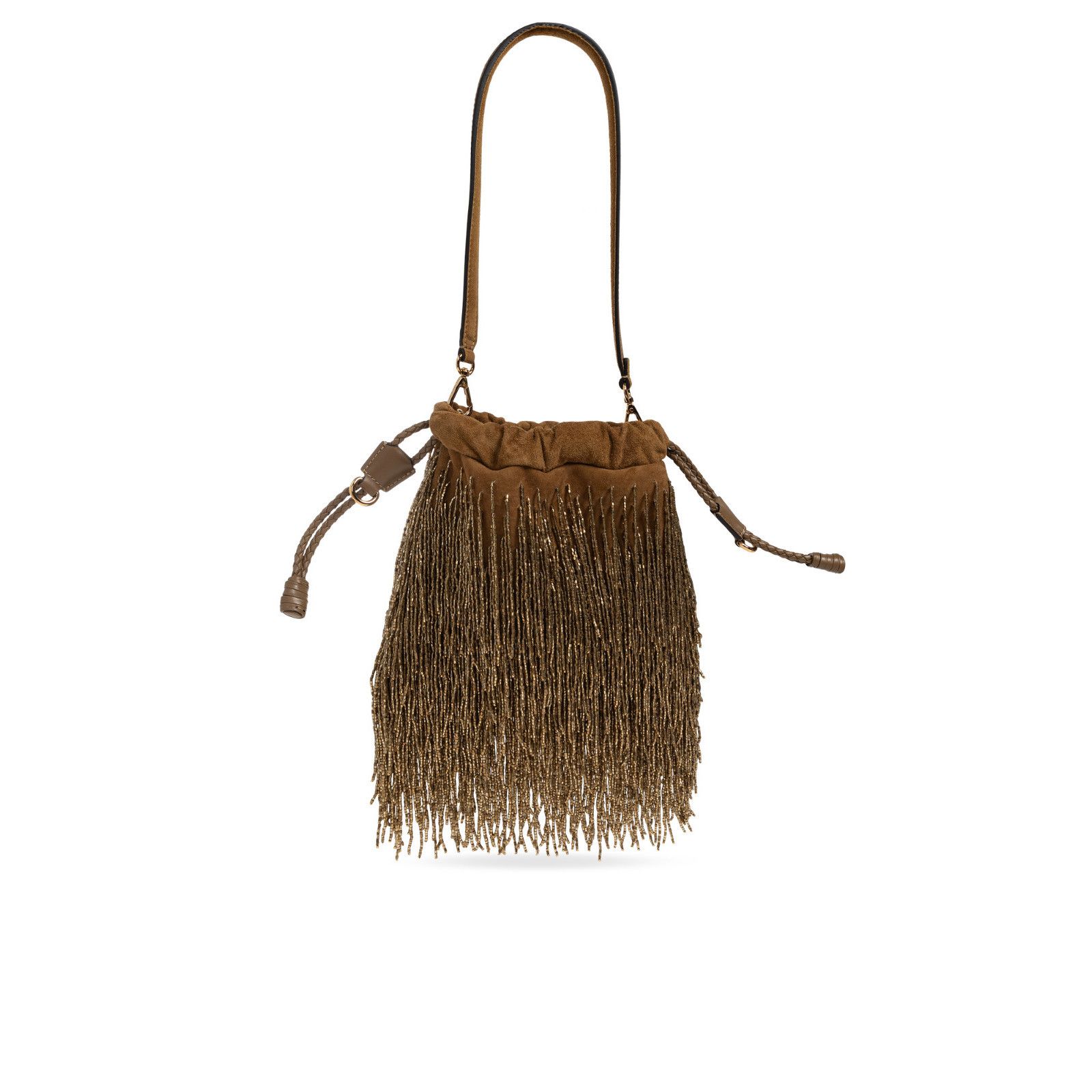 Etro ETRO Kalispera Small Brown Suede Shoulder Bag New & Authenti Size ONE SIZE - 2 Thumbnail