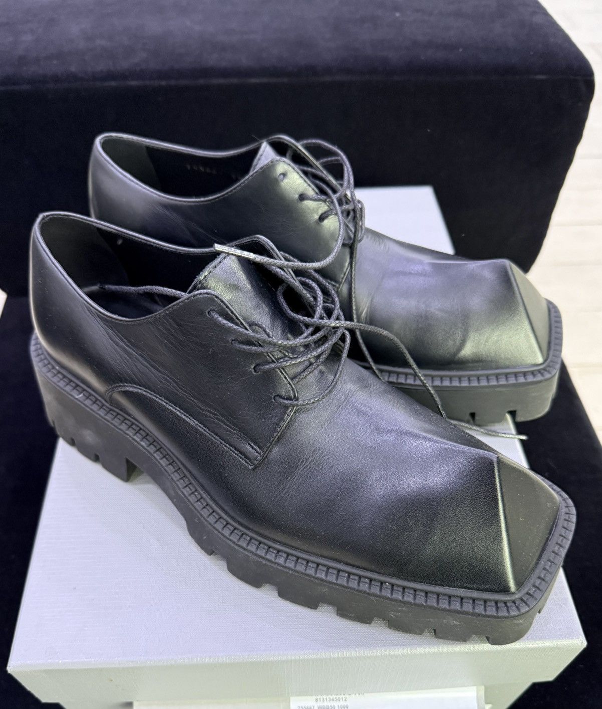 Balenciaga BALENCIAGA Bloc Rim Derby 617640 Size 45 | Grailed