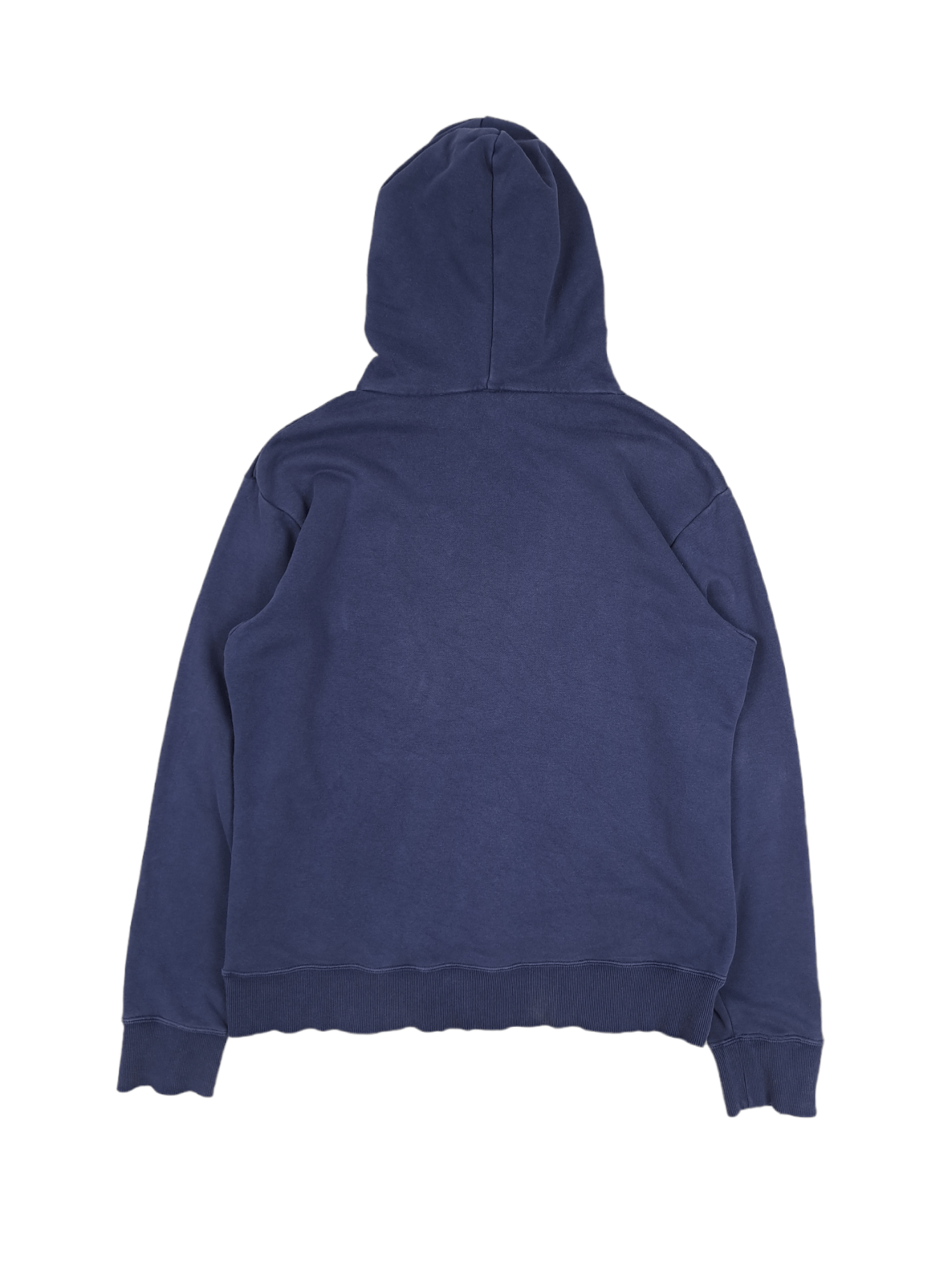 Nike × Vintage 💎 Vintage Nike Football Swoosh Logo Navy Hoodie Sweatshirt Size US L / EU 52-54 / 3 - 2 Thumbnail