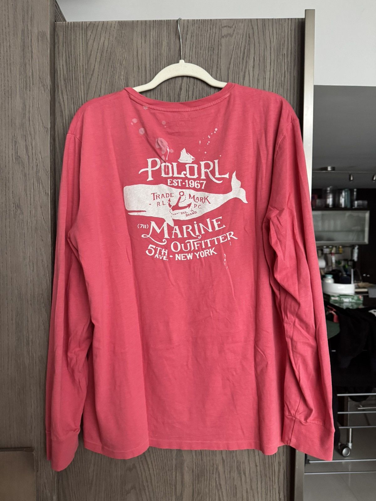 Vintage Polo Ralph Lauren Marine Outfitters Tshirt Size US L / EU 52-54 / 3 - 1 Thumbnail