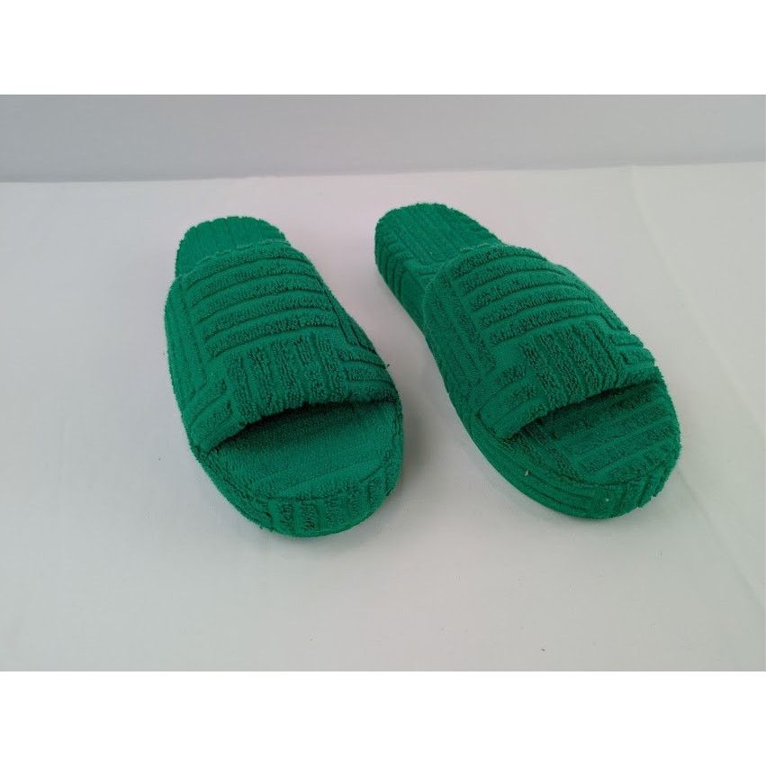Bottega Veneta o1rshd1 Resort Geometric Sponge Slide Sandal in Grass Size US 9 / EU 42 - 6 Thumbnail