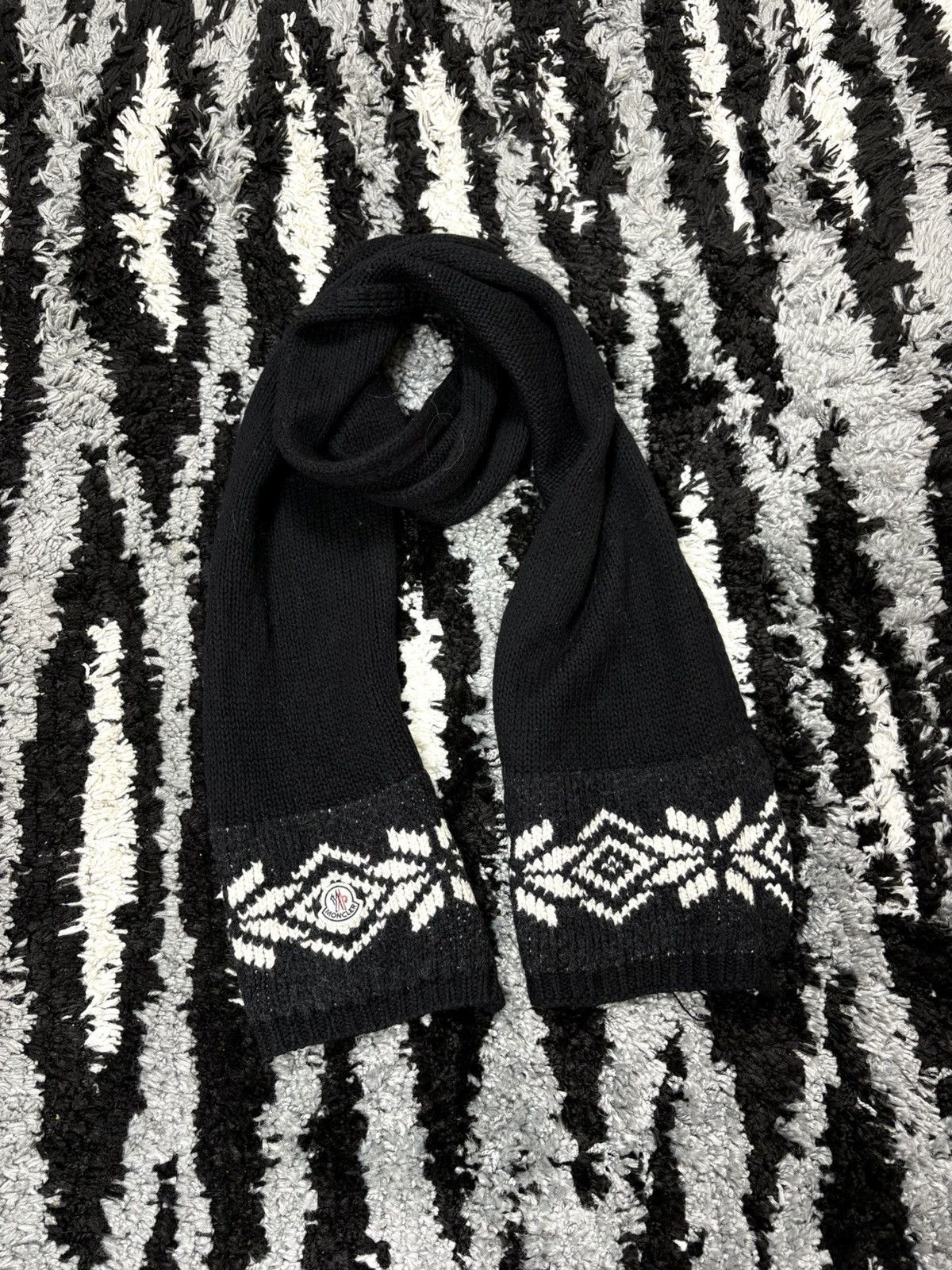 Moncler Moncler vintage oversized scarf wool swag Size ONE SIZE - 1 Thumbnail