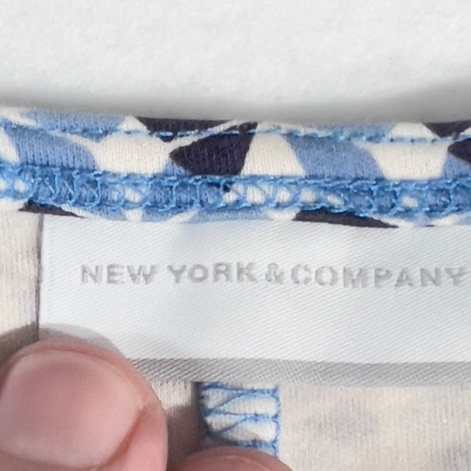Other New York & Company Sun Dress Woman's Medium Sleeveless Blue Size M / US 6-8 / IT 42-44 - 2 Thumbnail